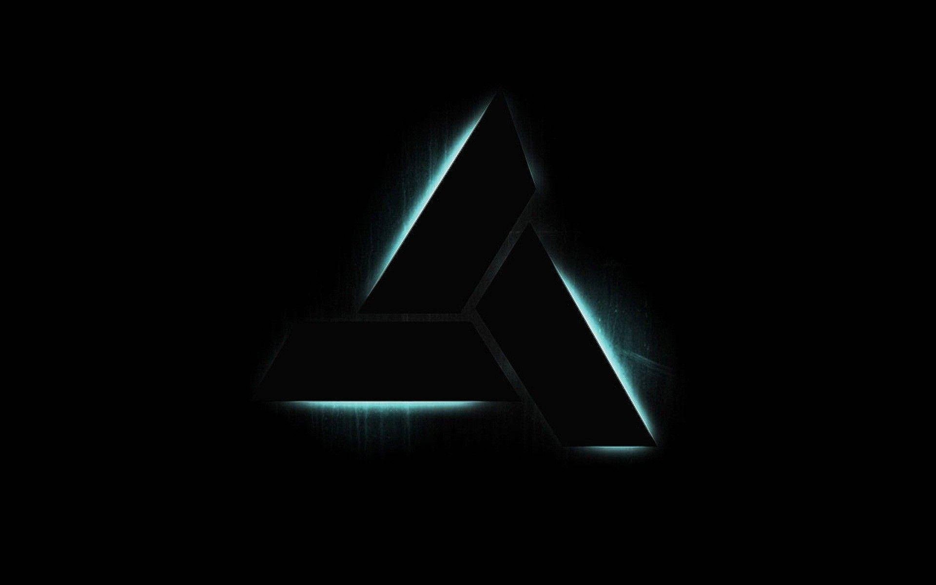 Dark Abstergo Gamer Logo Background