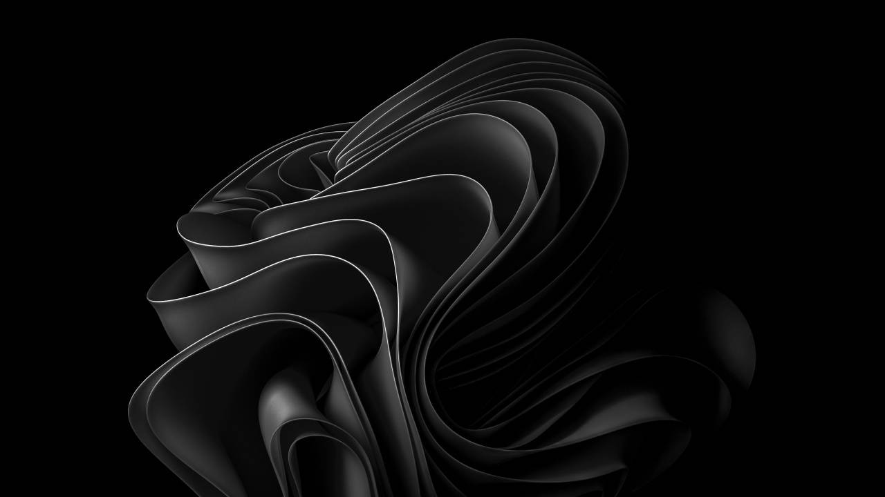 Dark Abstract Coil Pc Background