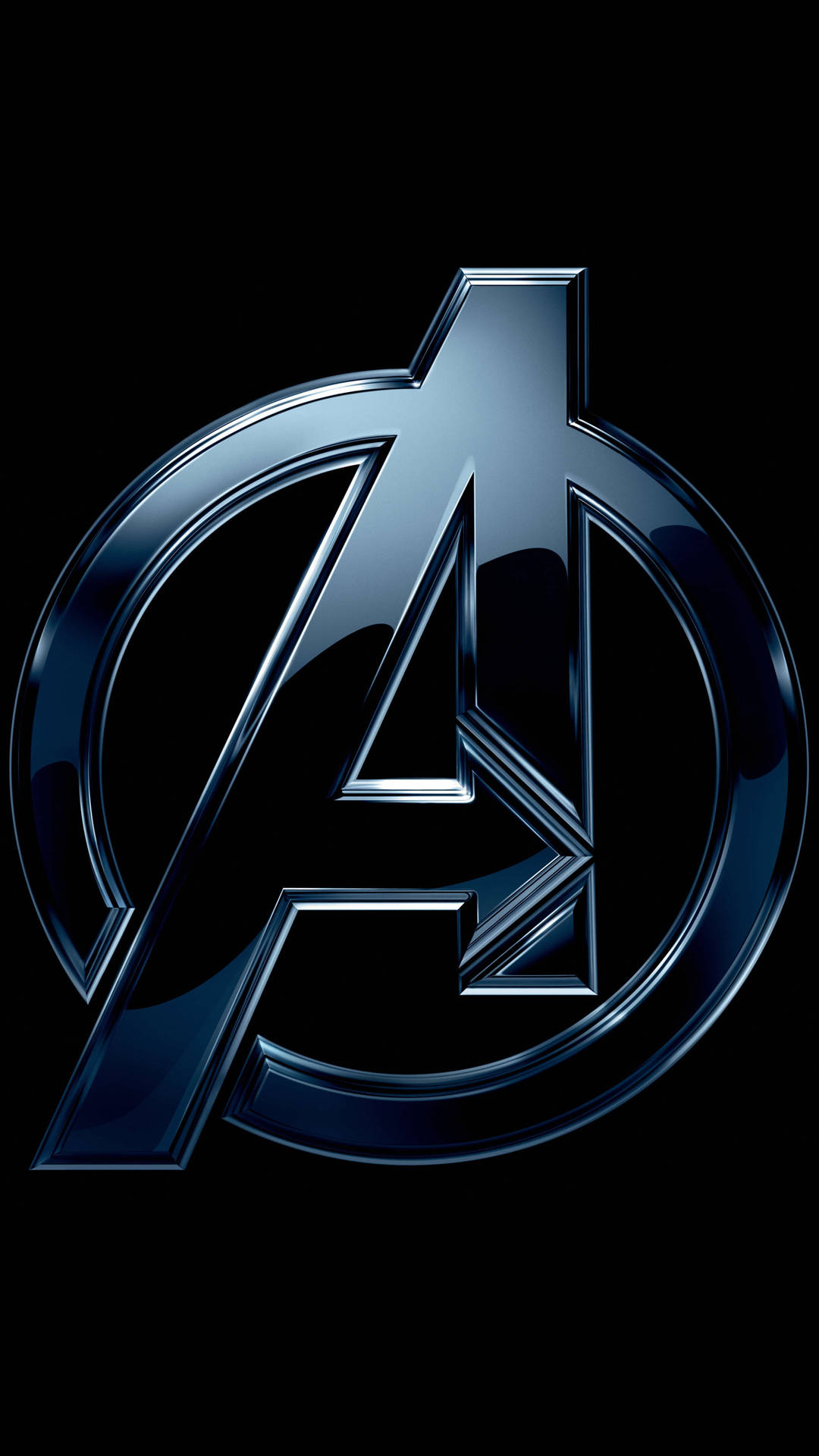 Dark Aesthetic Avenger 3d Logo Background