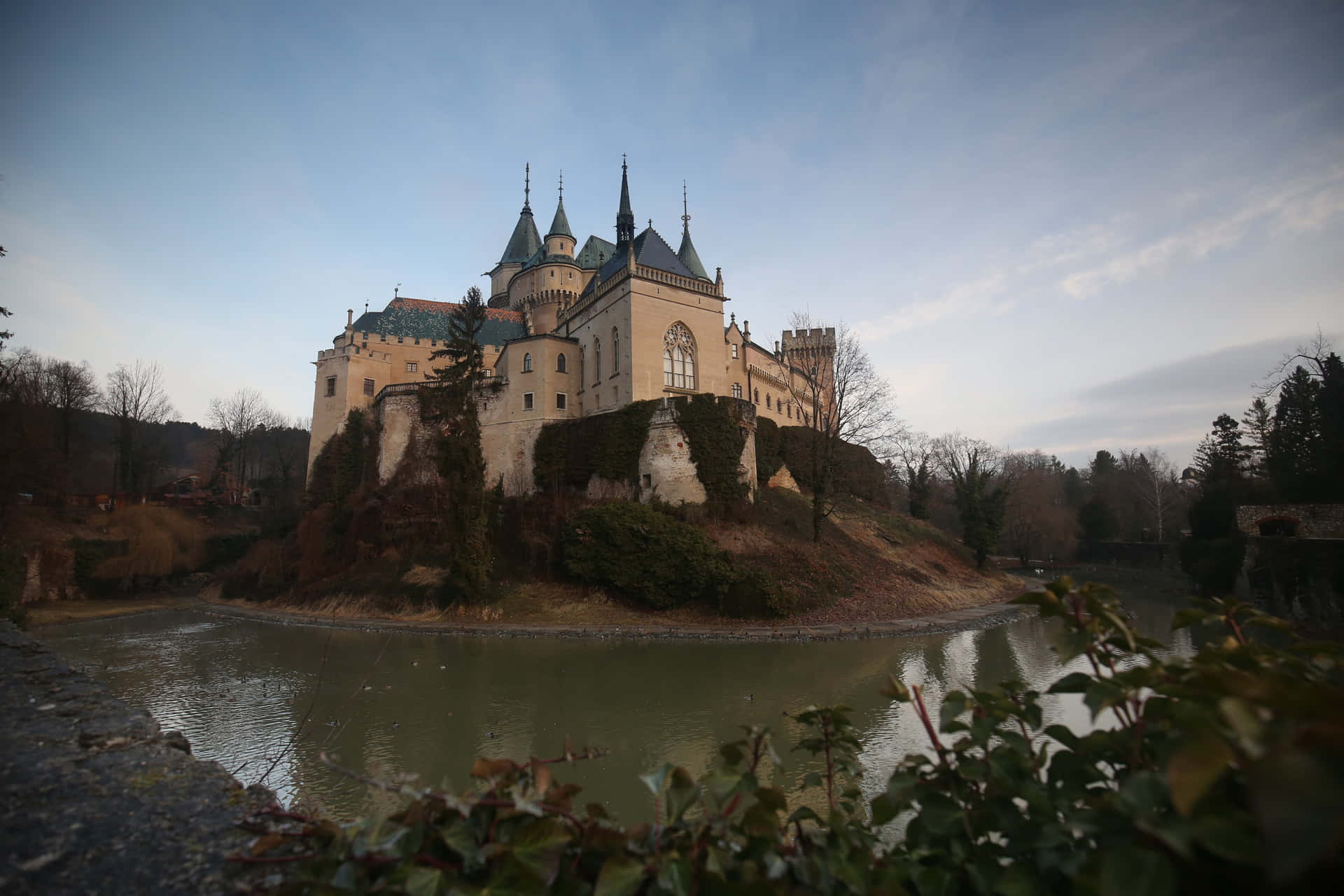 Dark Aesthetic Bojnice Castle Desktop