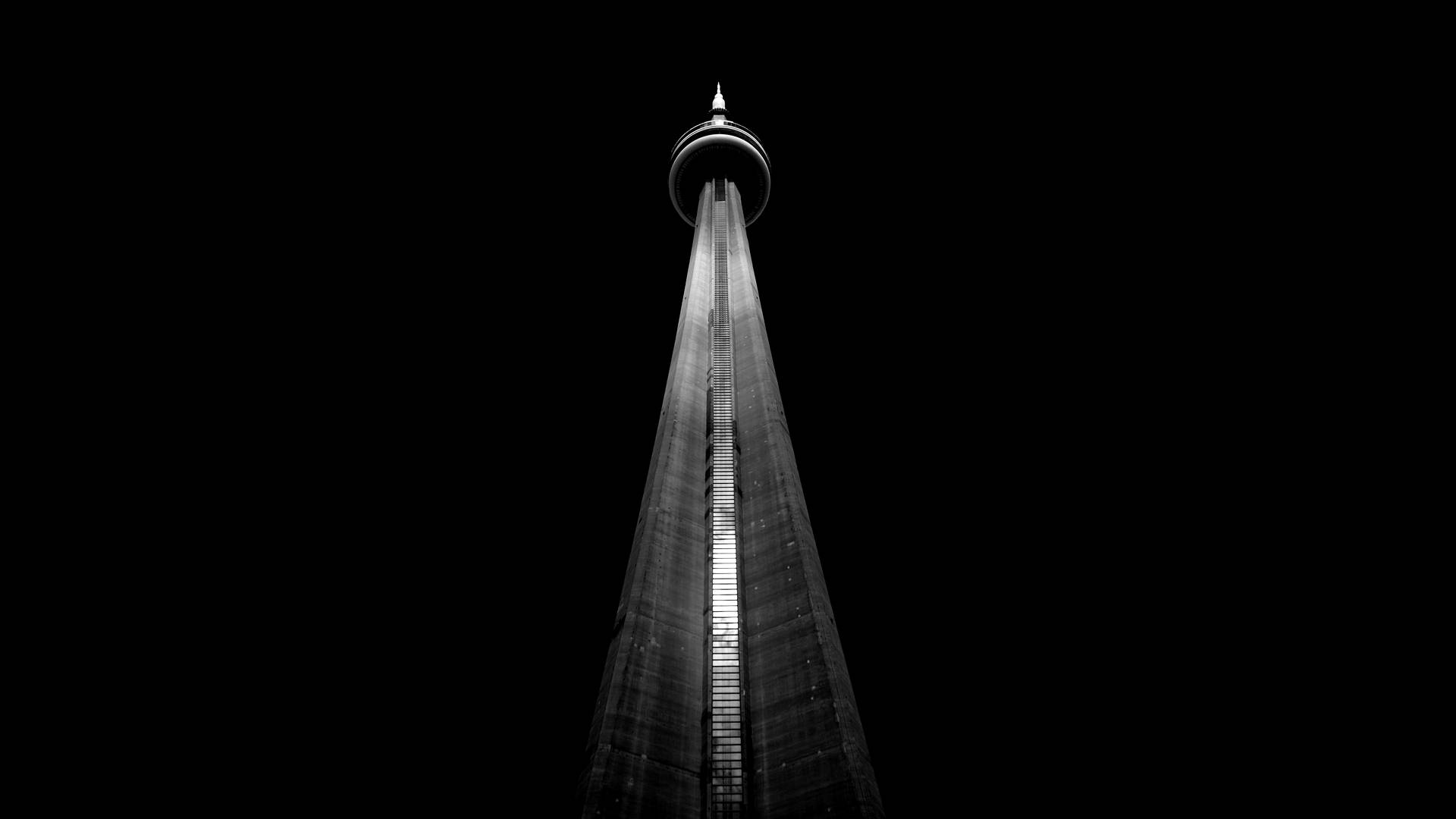 Dark Aesthetic Cn Tower Background