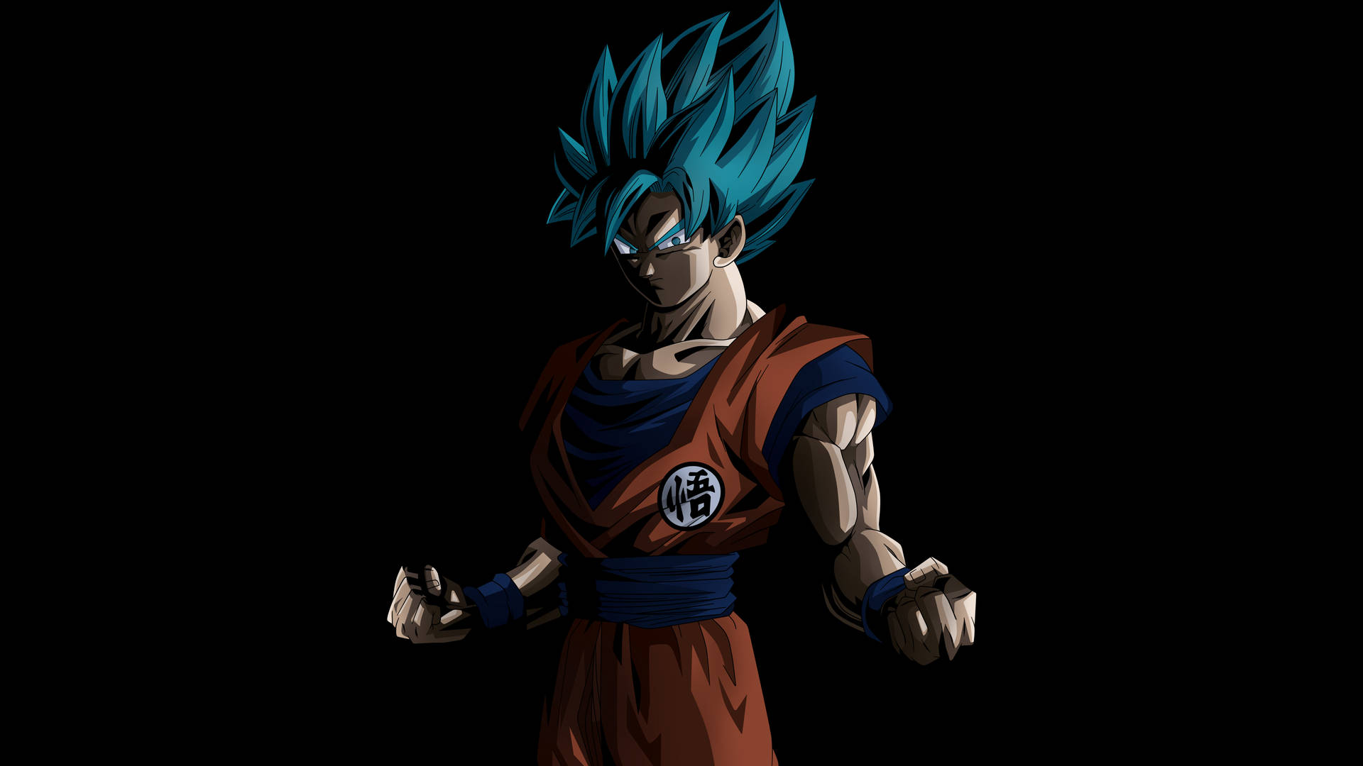 Dark Aesthetic Goku Super Saiyan Background