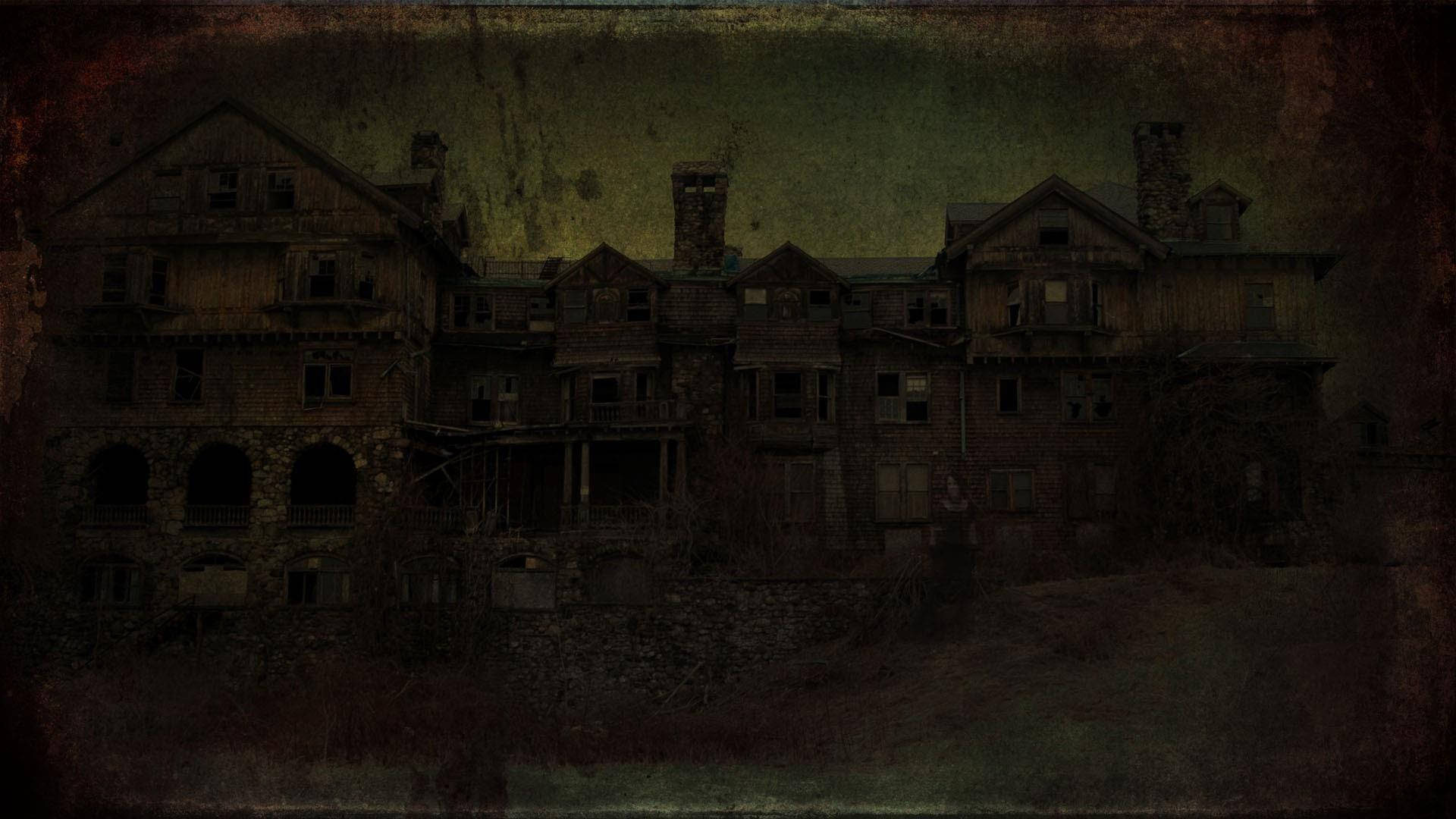 Dark And Dirty Haunted House Background