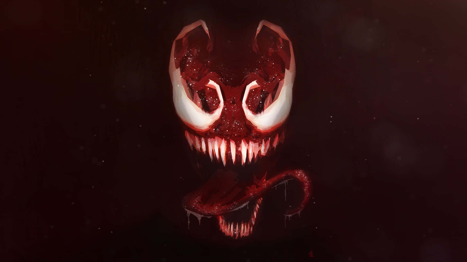 Dark And Mysterious Abstract Illustration Of Venom Background
