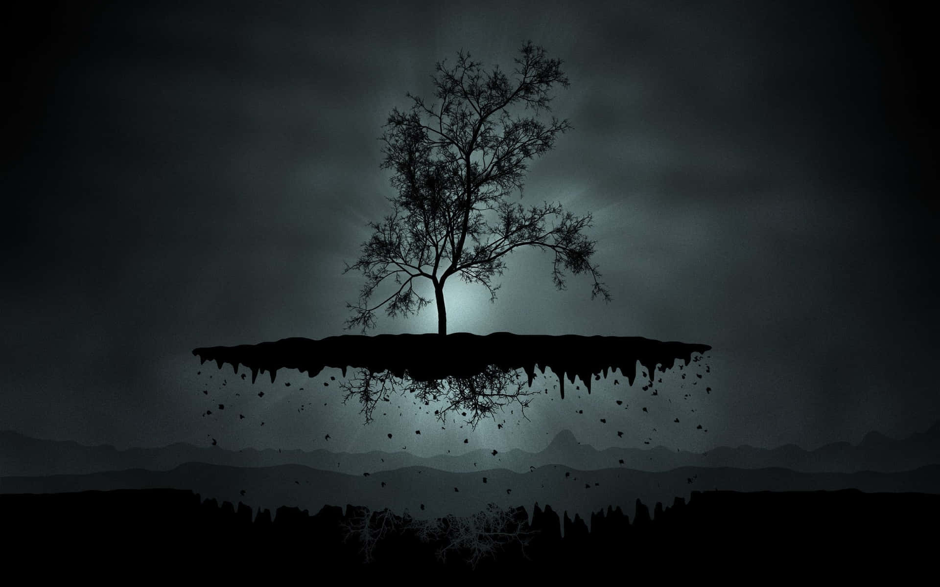 Dark And Mysterious Gothic Castle Background