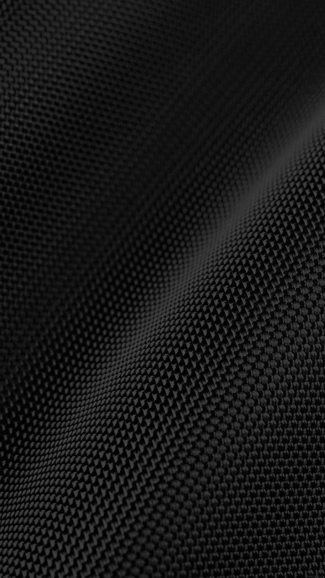 Dark Android Carbon Fiber Wave Background