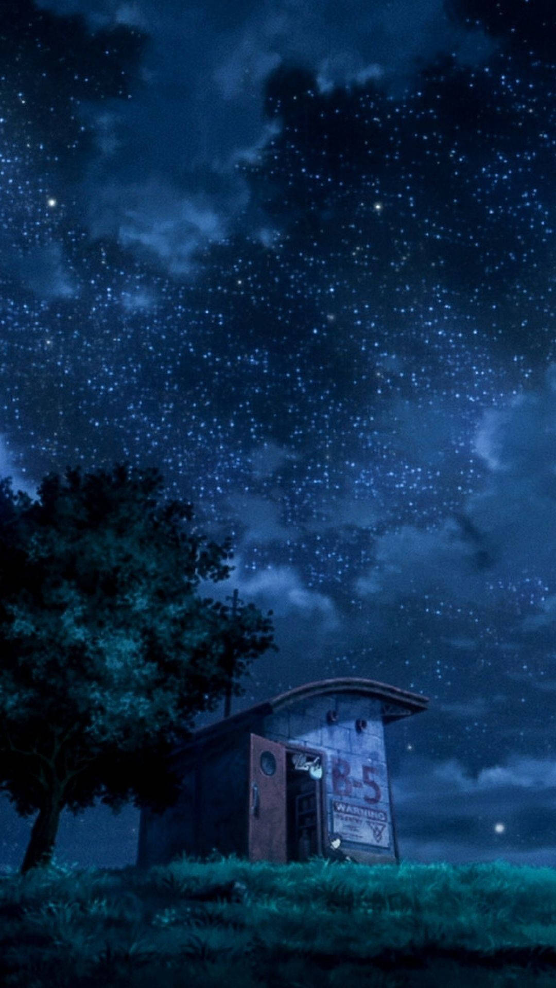 Dark Anime Aesthetic Night Sky Background