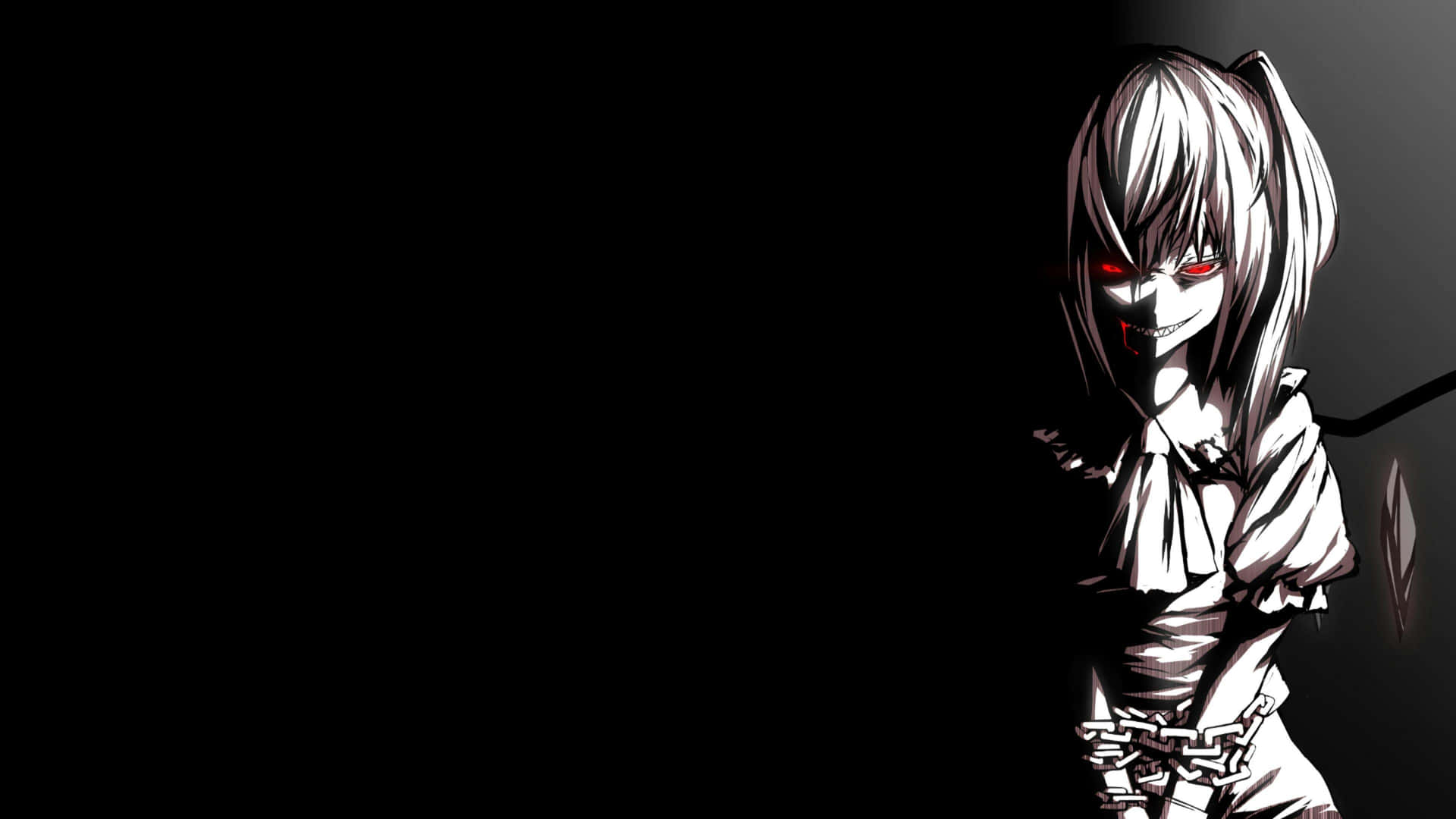 Dark Anime Devil Art Background