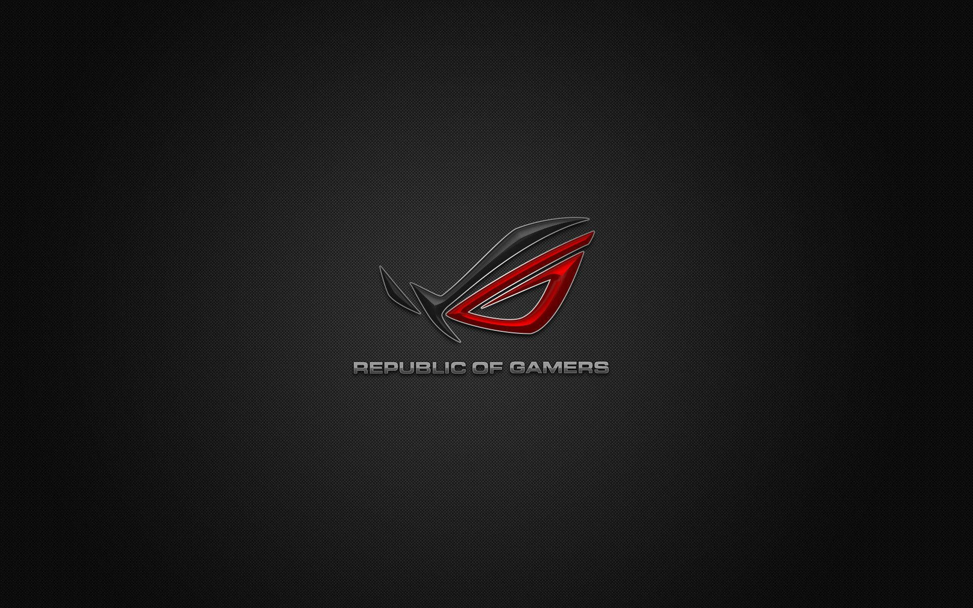 Dark Asus Rog Symbol Background