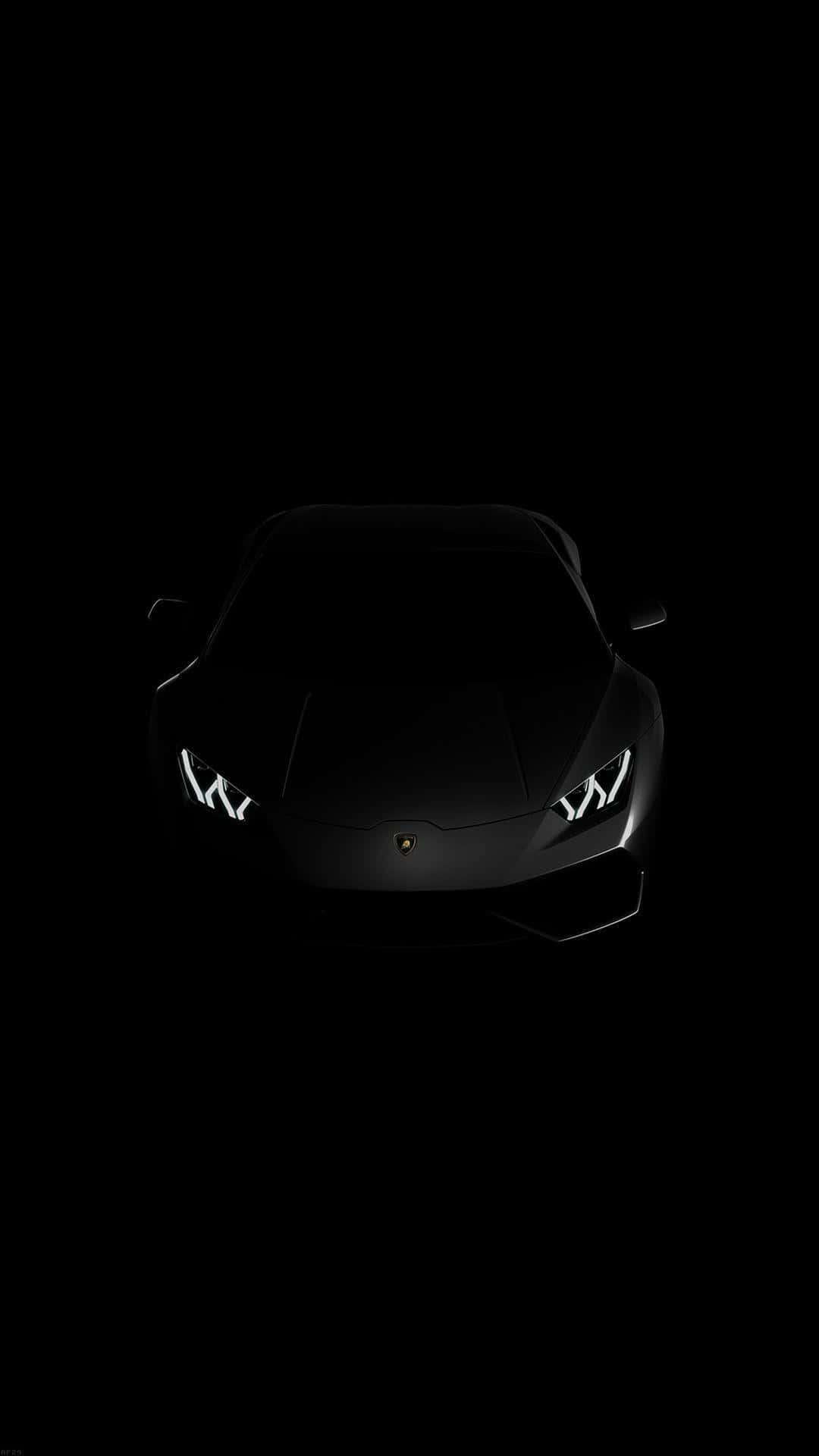 Dark Black Lamborghini Iphone Wallpaper Background