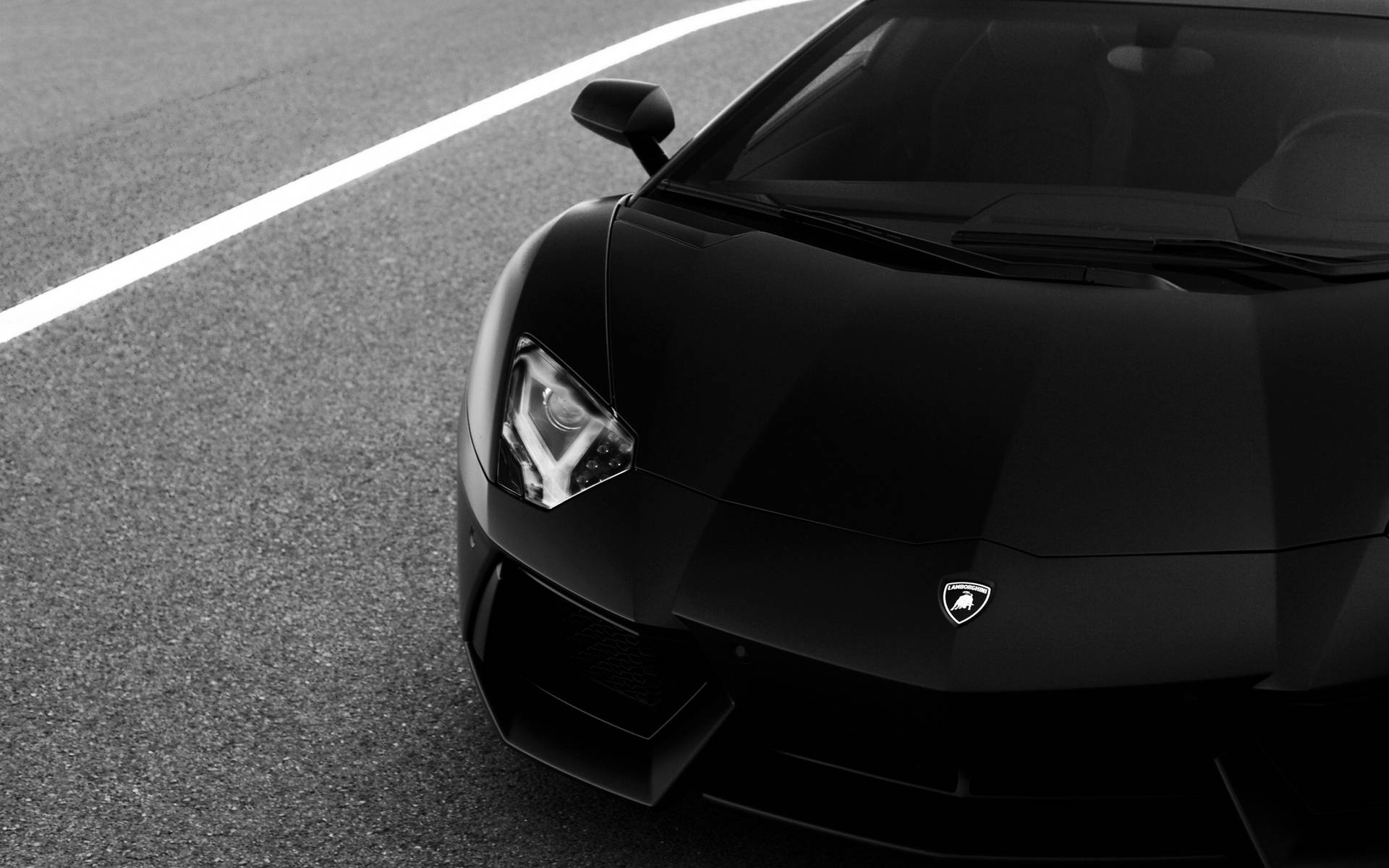 Dark Black Lamborghini Background