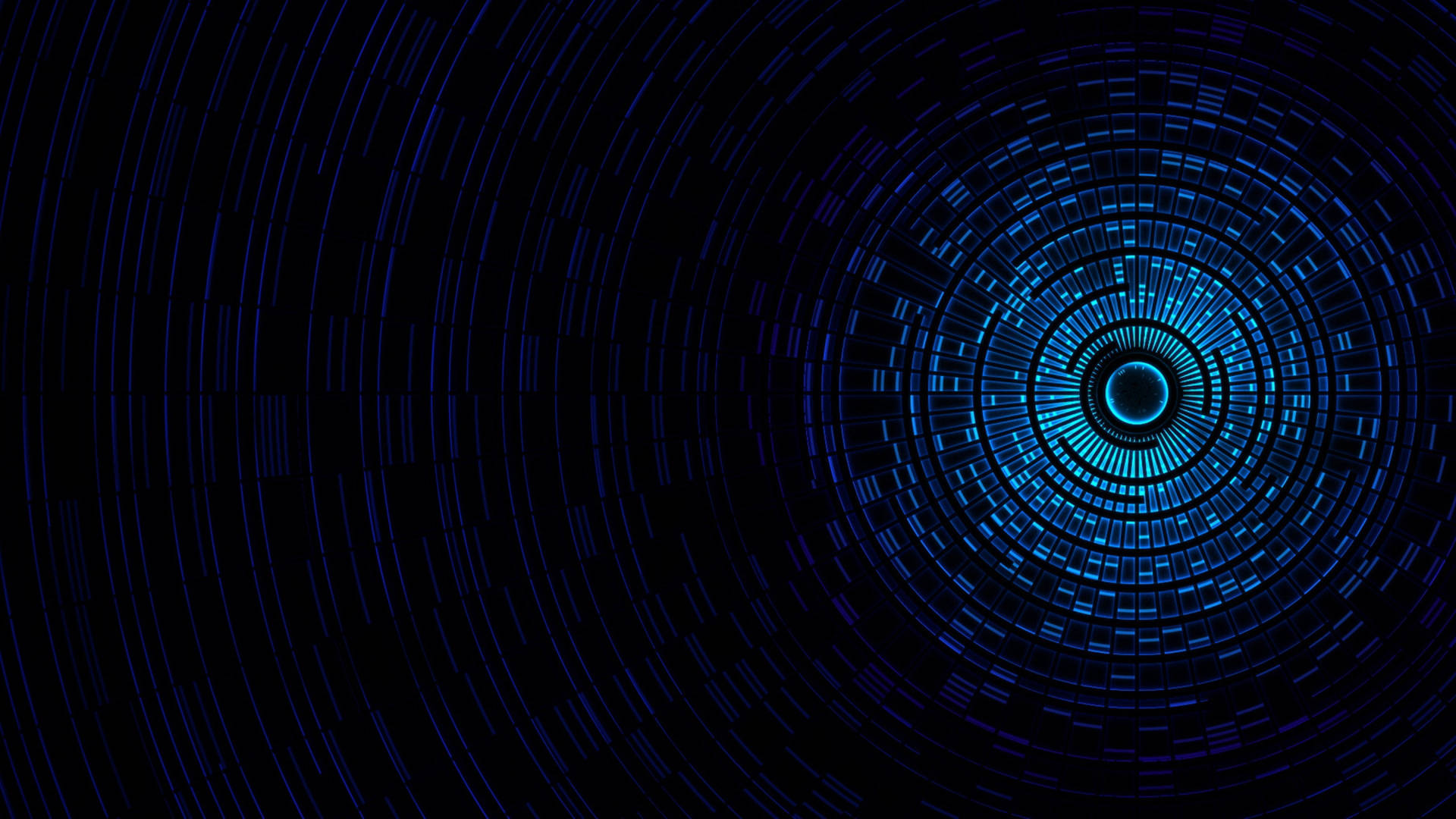 Dark Blue 4k Ultra Hd Tunnel Background