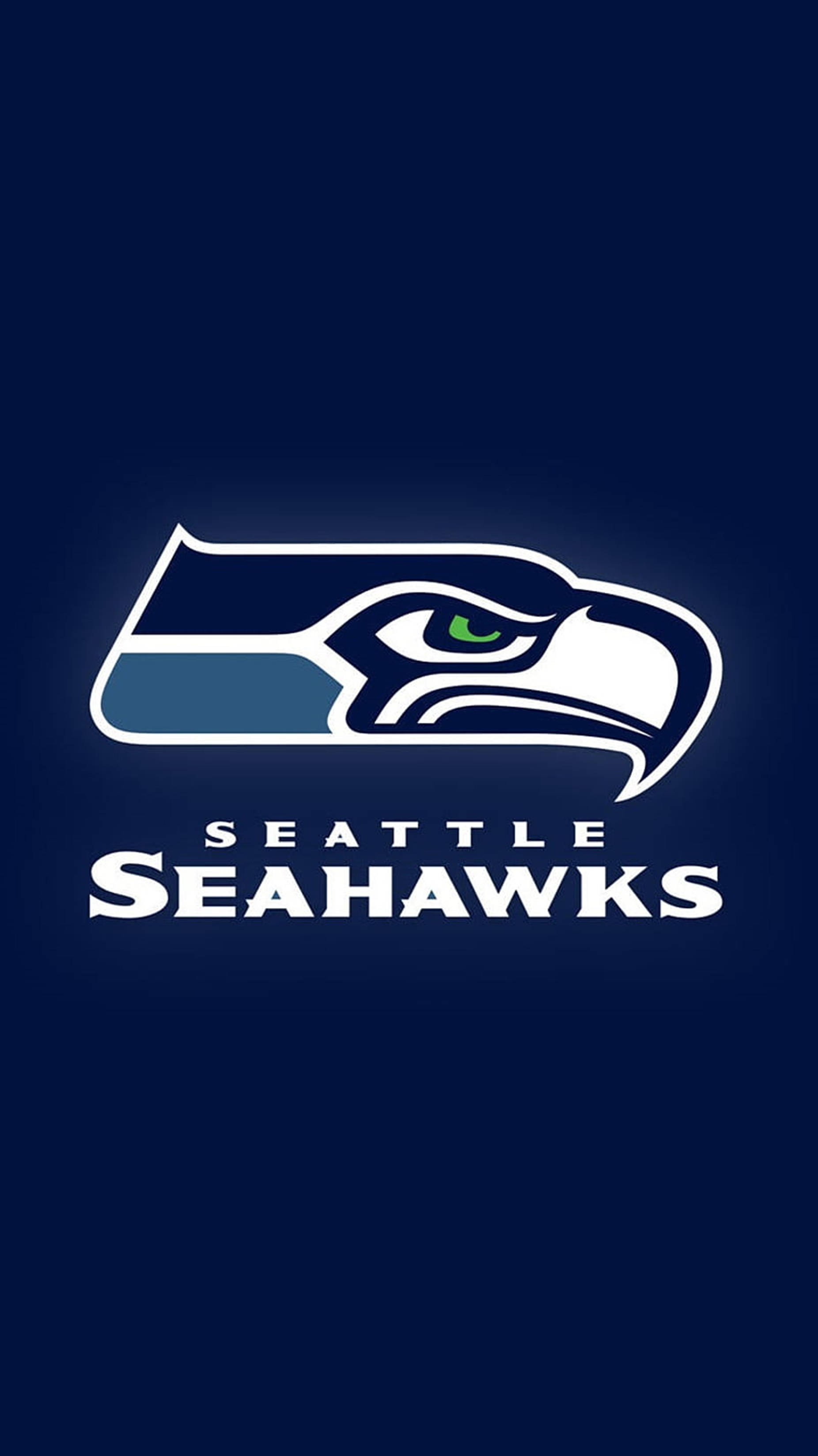 Dark Blue Aesthetic Iphone Seahawks Logo Background