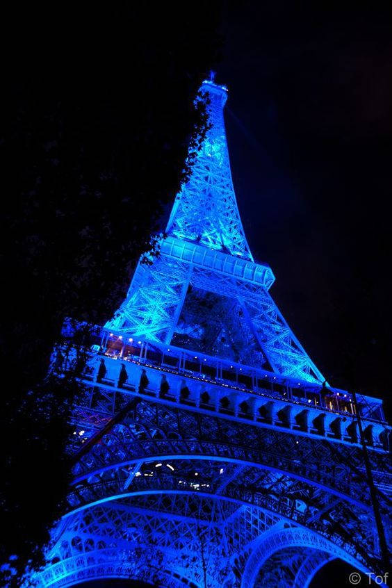 Dark Blue Aesthetic Tumblr Eiffel Tower