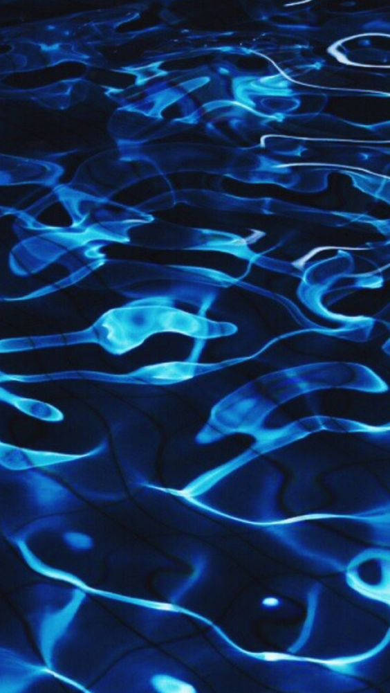 Dark Blue Aesthetic Tumblr Water Wave Background