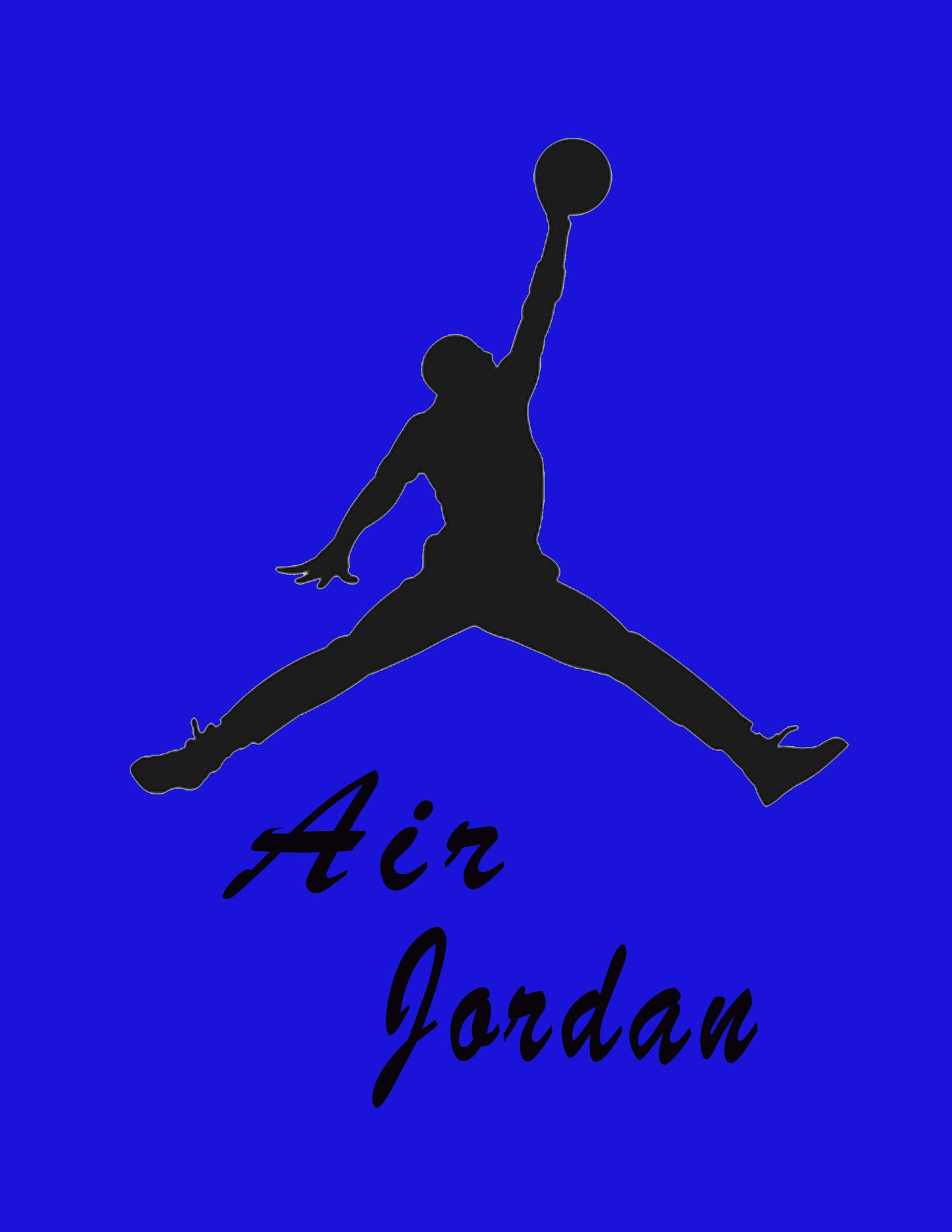 Dark Blue Air Jordan Background