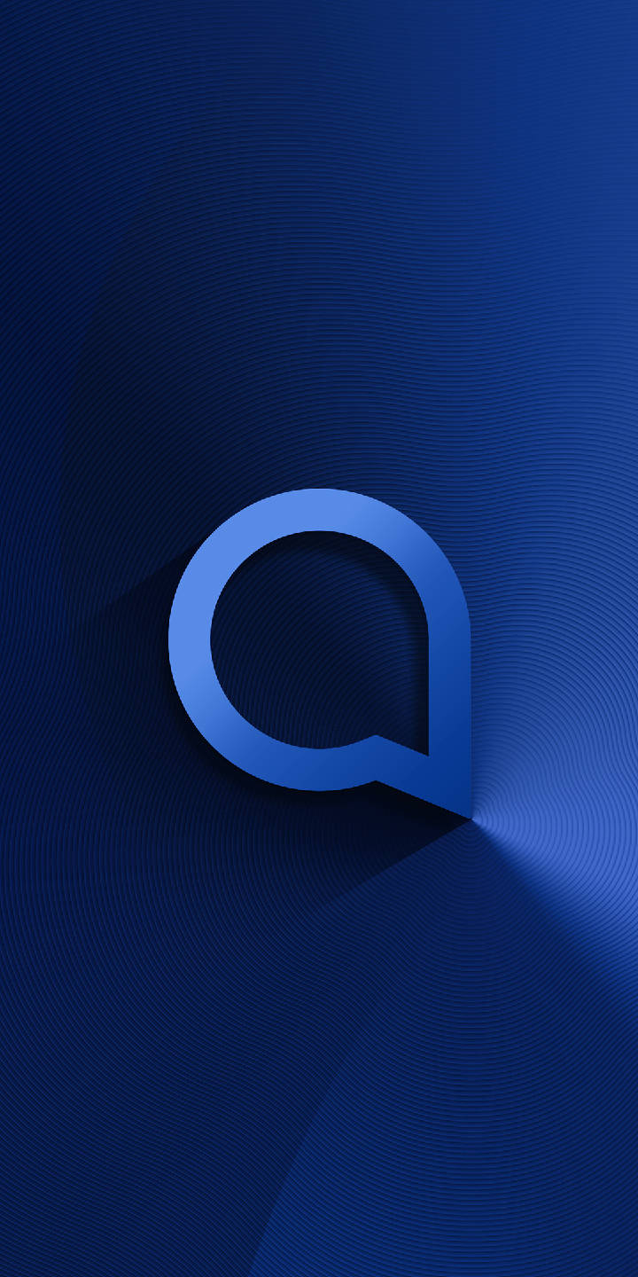 Dark Blue Alcatel Logo Background