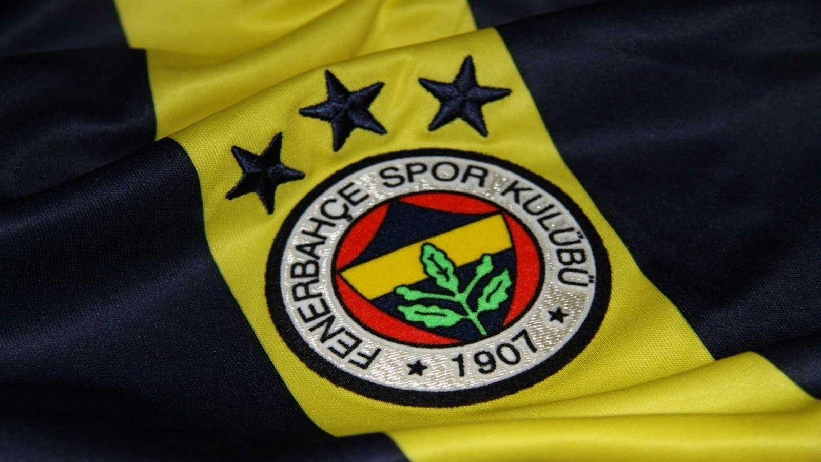 Dark Blue And Yellow Fabric Fenerbahce Background