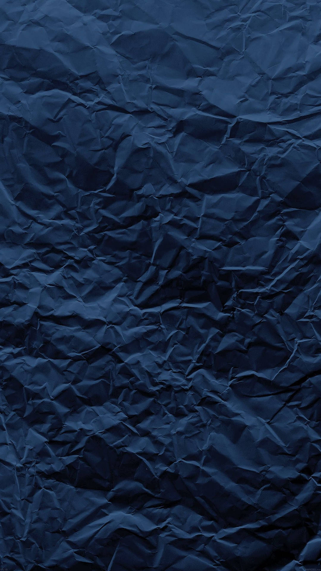 Dark Blue Background Crumpled Paper