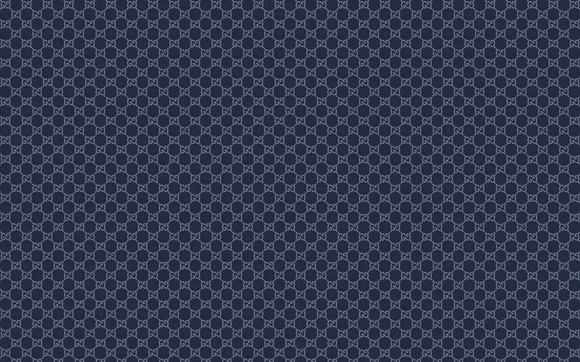 Dark Blue Gucci Pattern Background