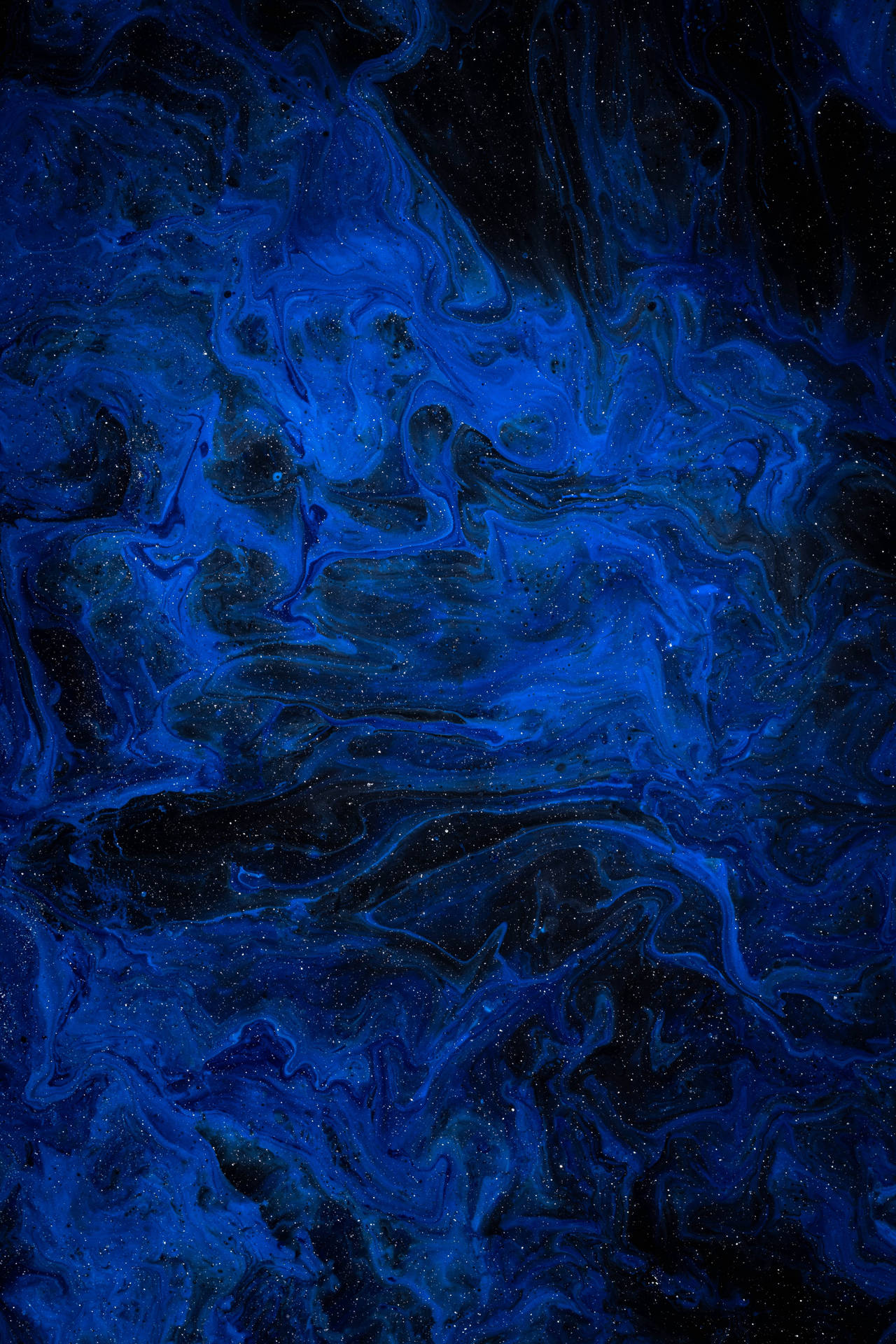 Dark Blue Liquid Stain Pattern Background