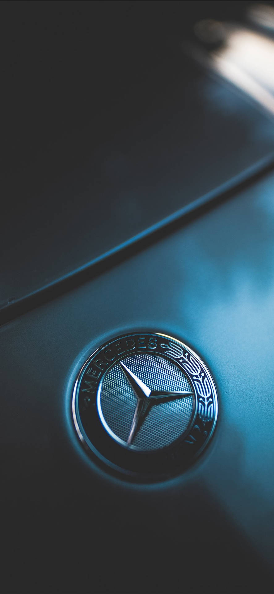 Dark Blue Logo Mercedes Iphone X