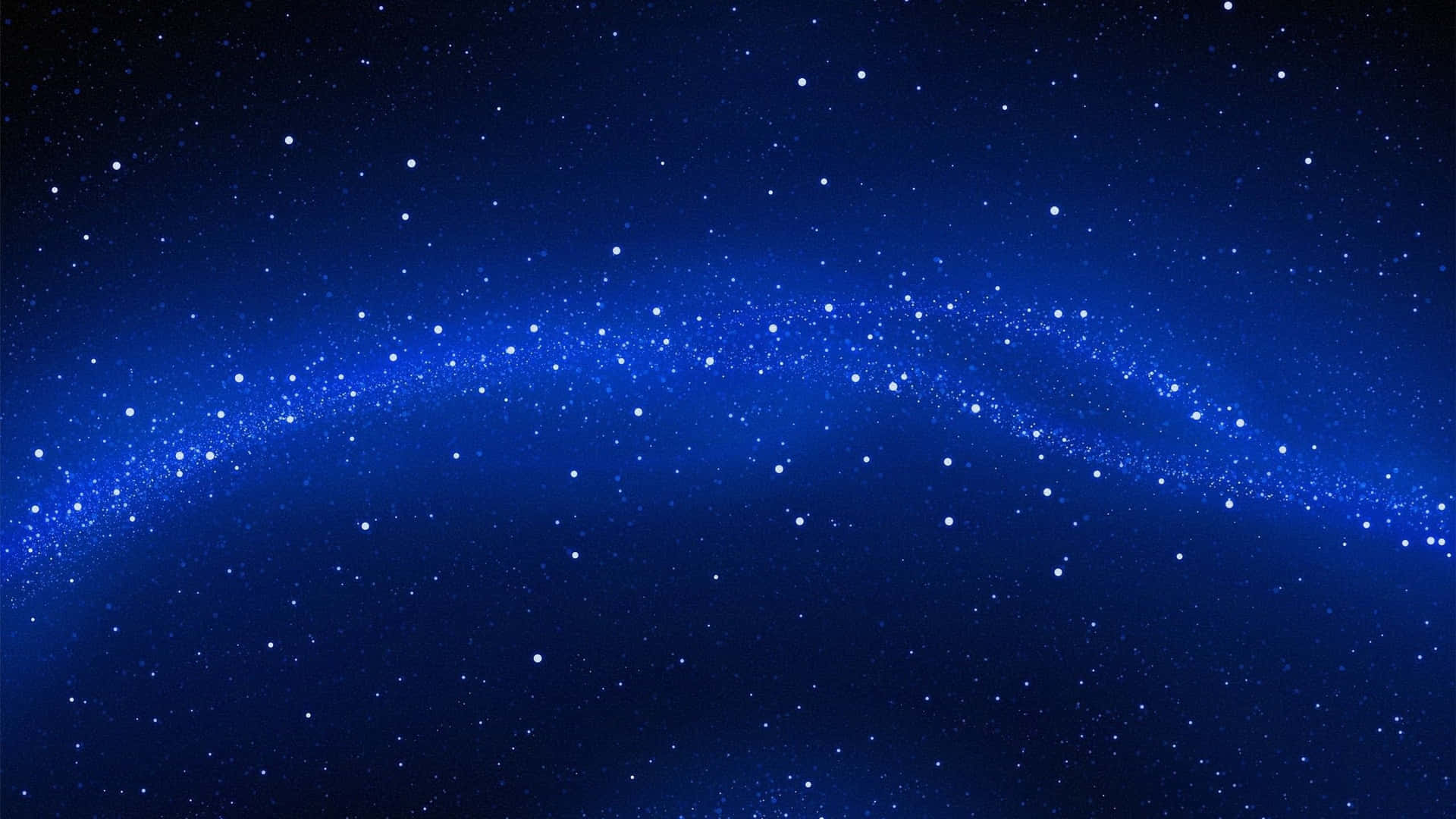Dark Blue Star In The Night Sky