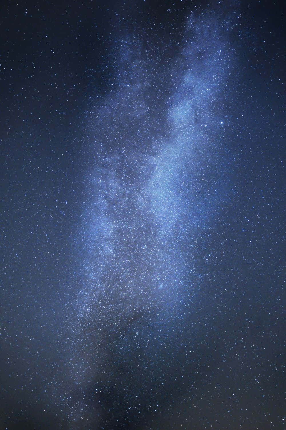 Dark Blue Star Milky Way Background
