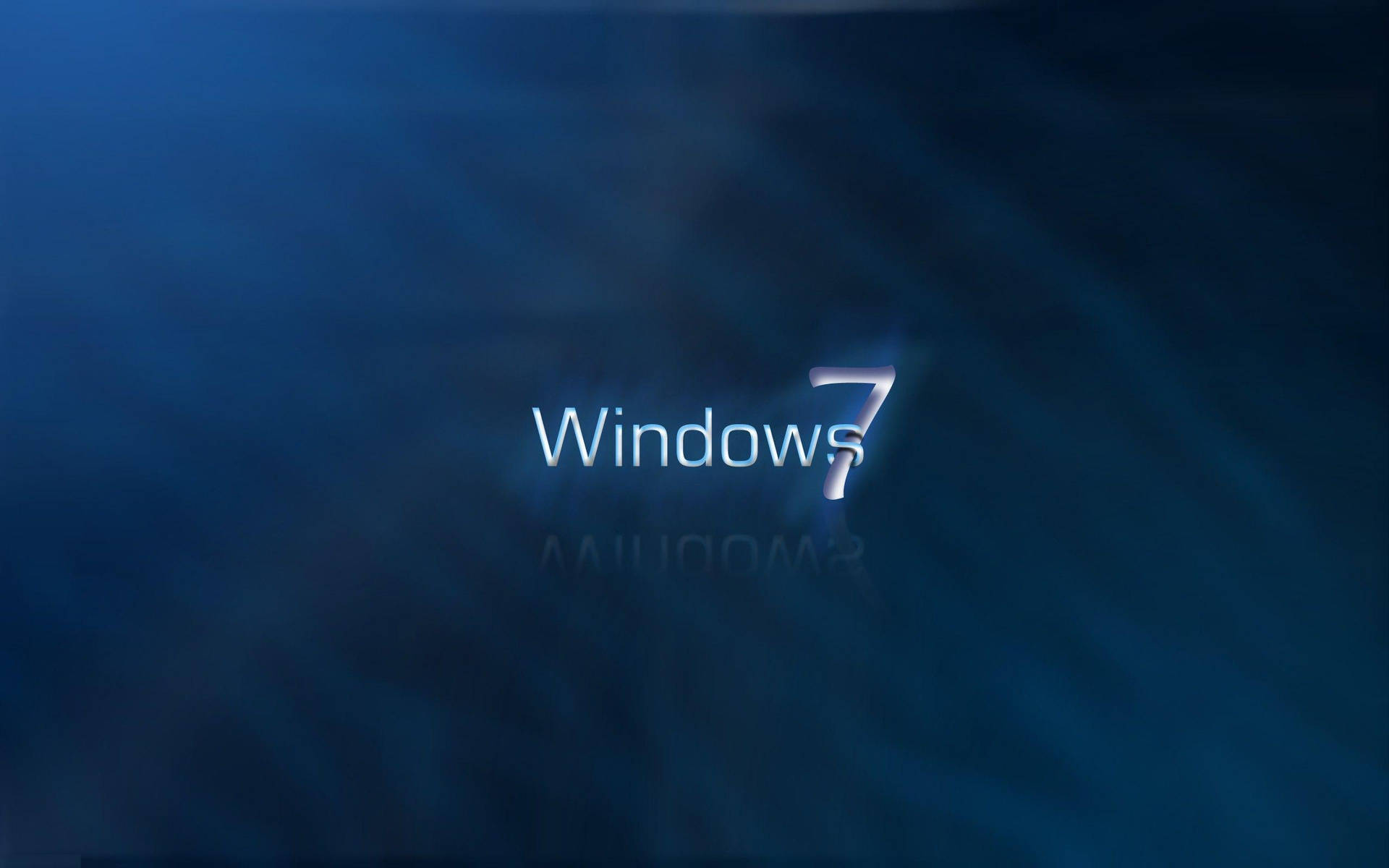 Dark Blue Windows 7 Screen Background