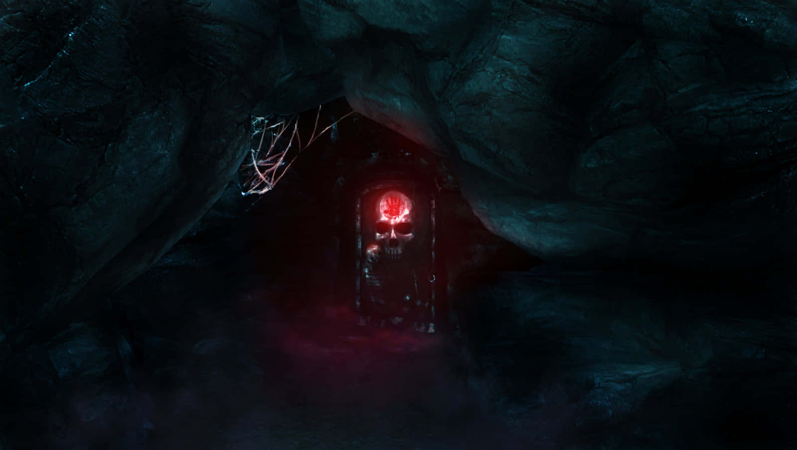 Dark Brotherhood Cave Door Background