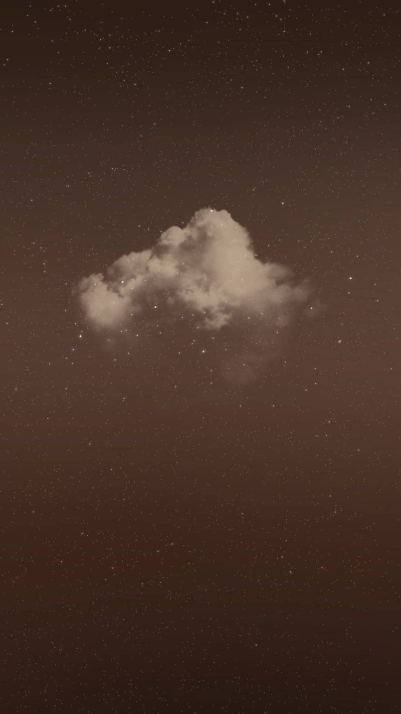 Dark Brown Aesthetic Sky Background