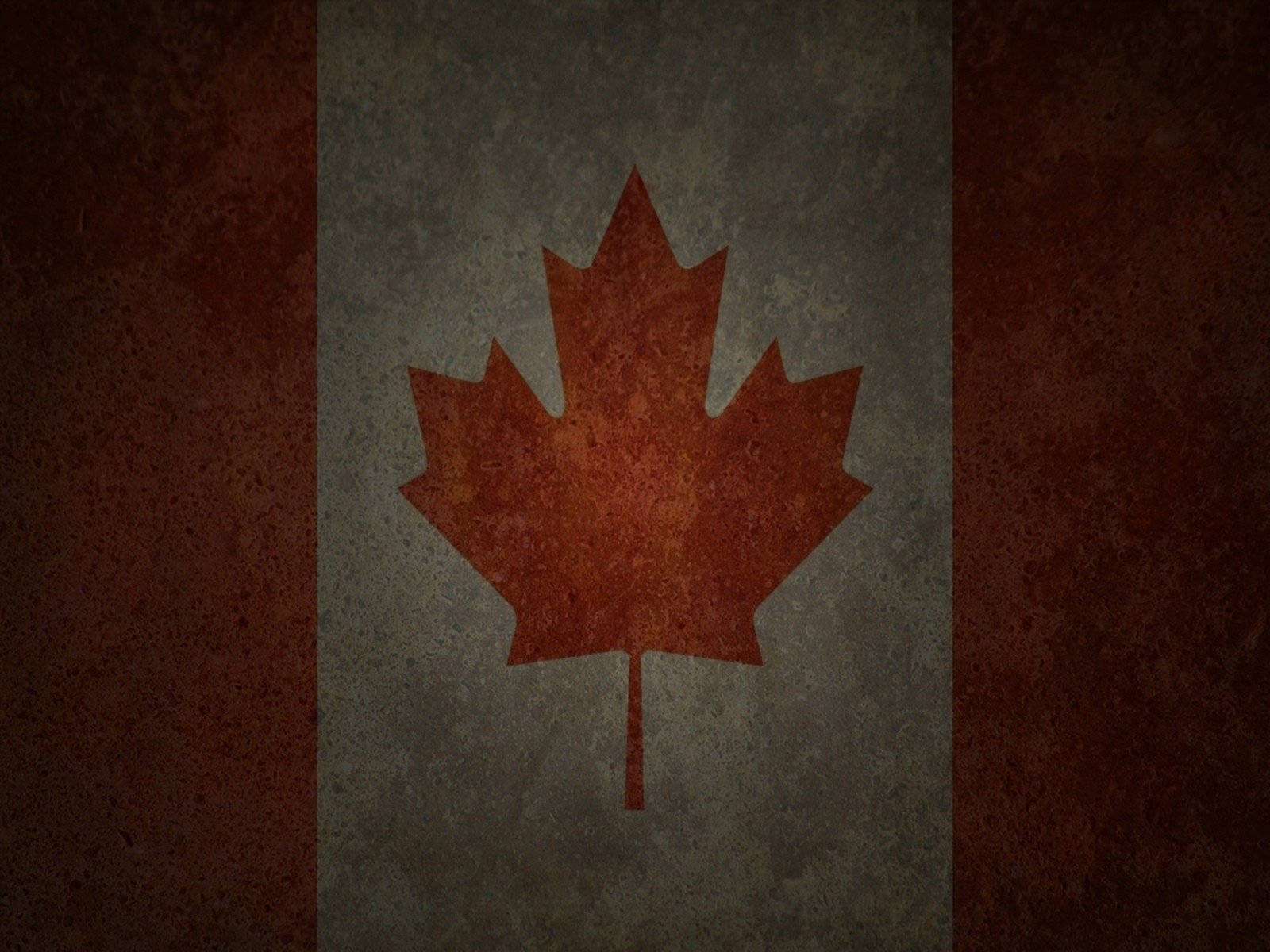 Dark Canada Flag