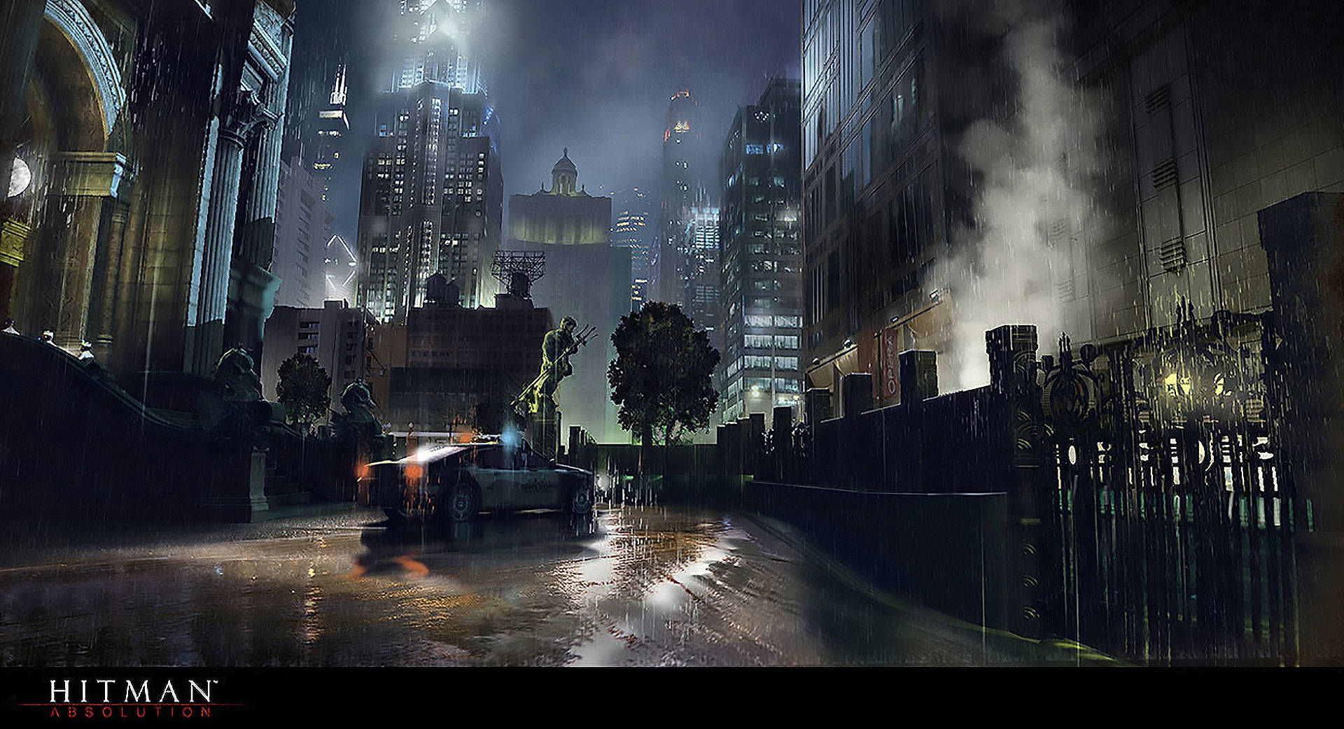 Dark City Hitman Absolution Hd Background