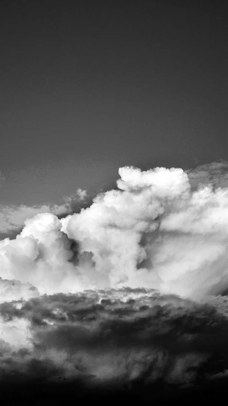 Dark Clouds Blotting Out The Horizon Background