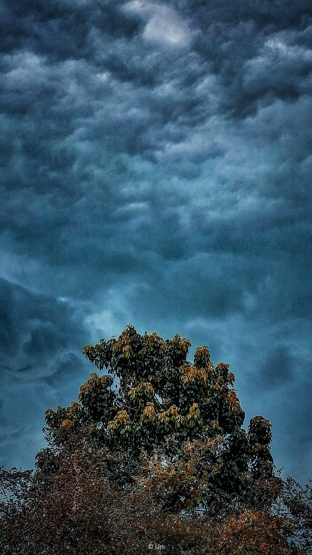 Dark Cloudy Weather Background