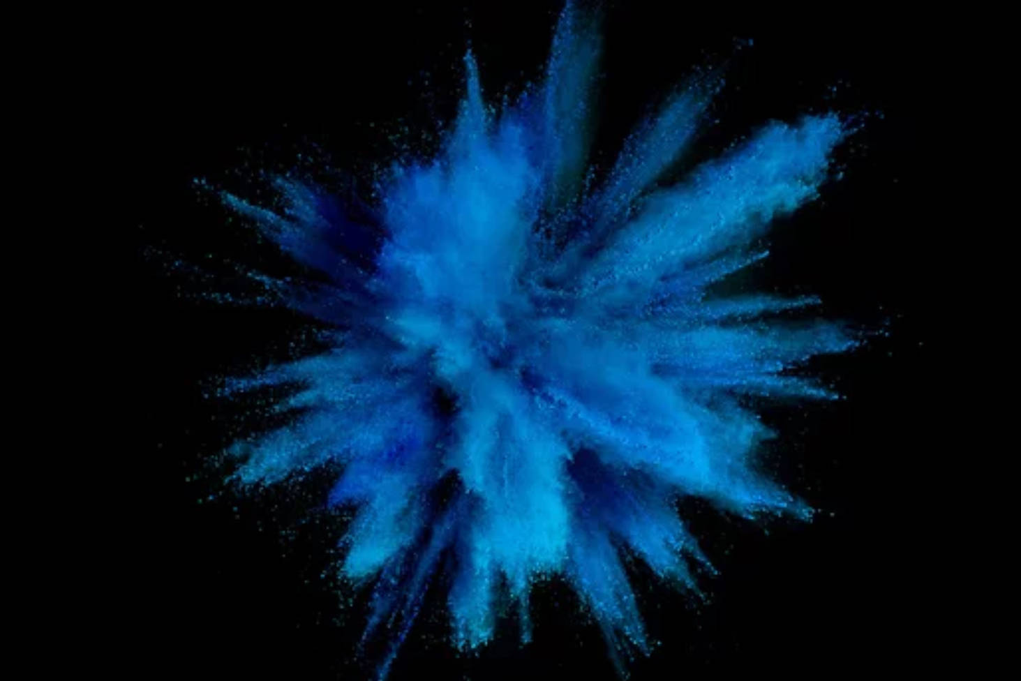 Dark Color Blue Explosion