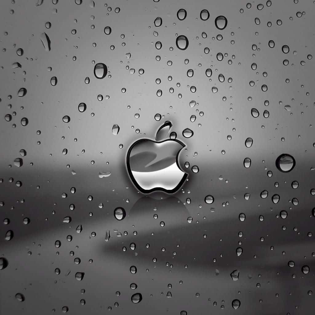Dark Cute Apple Logo Ipad Background