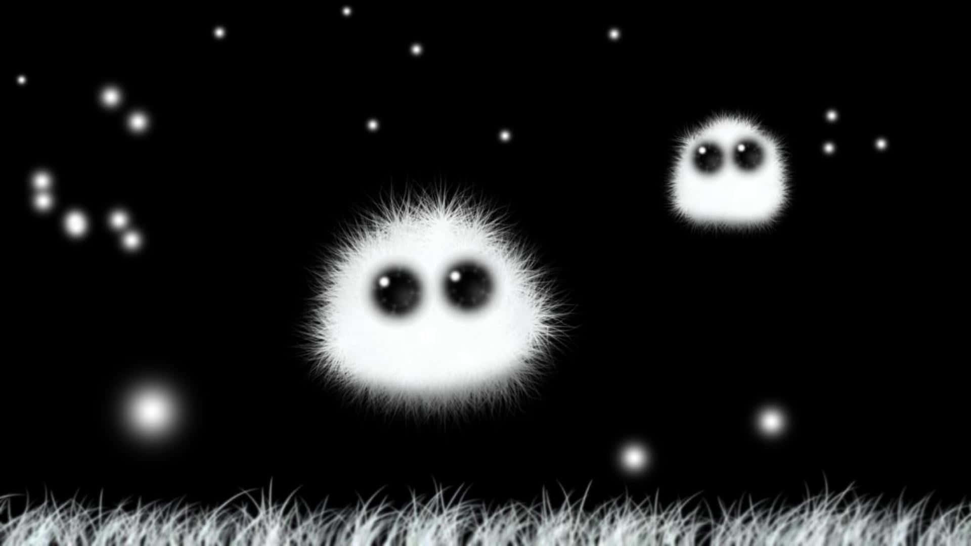 Dark Cute Fluffy Monsters