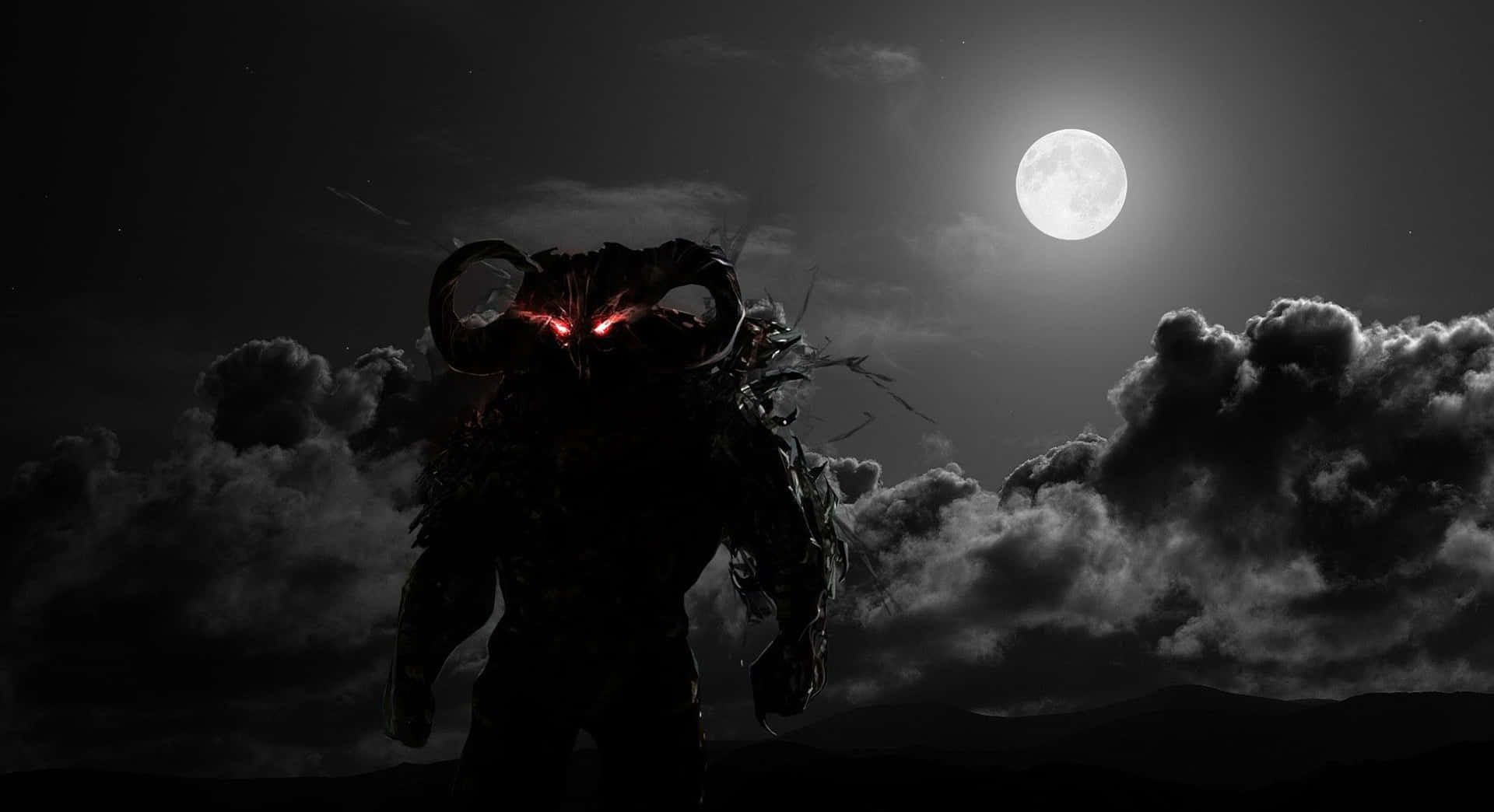 Dark Demon 1946 X 1058 Background