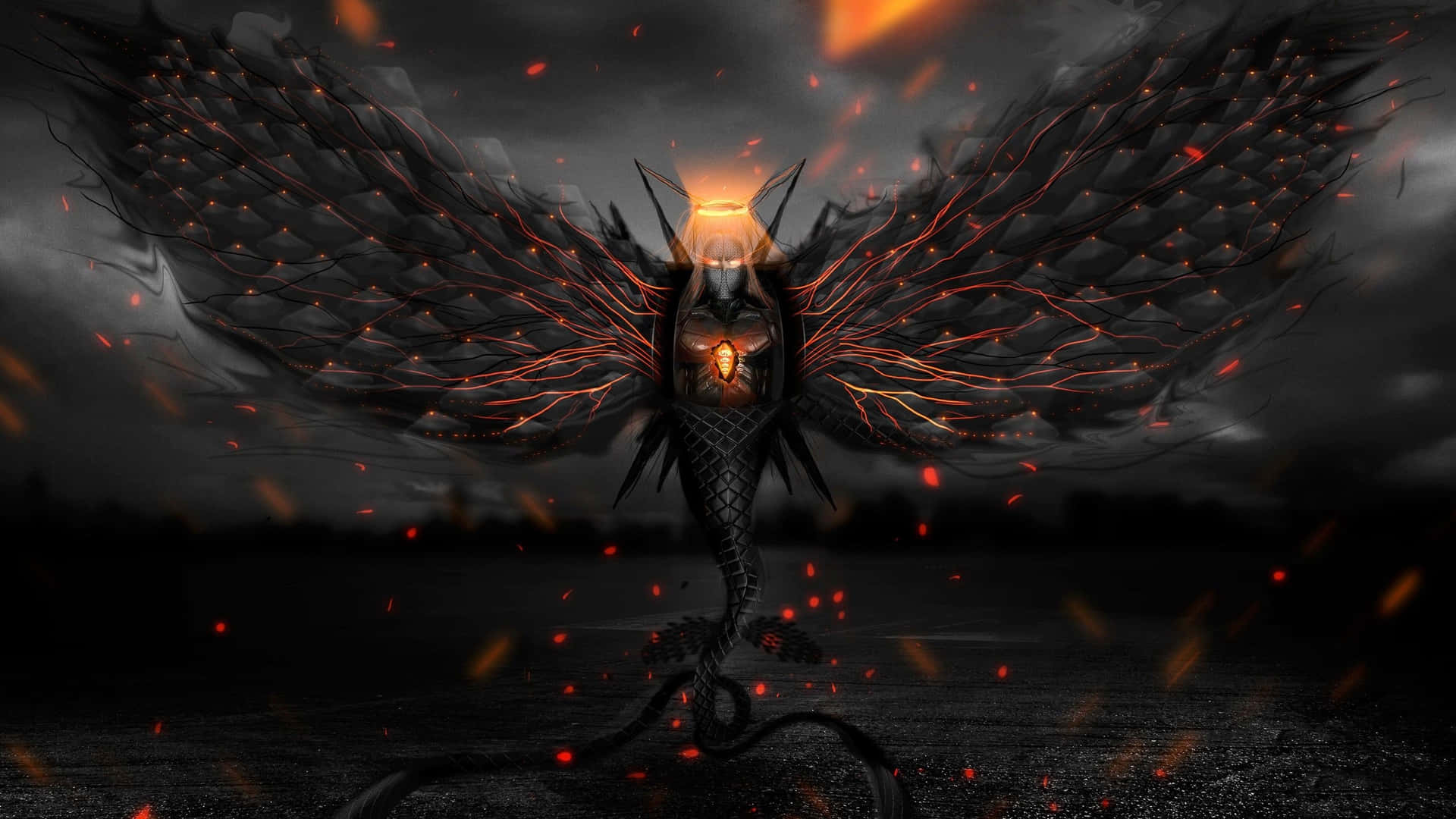 Dark Demon 2560 X 1440 Background
