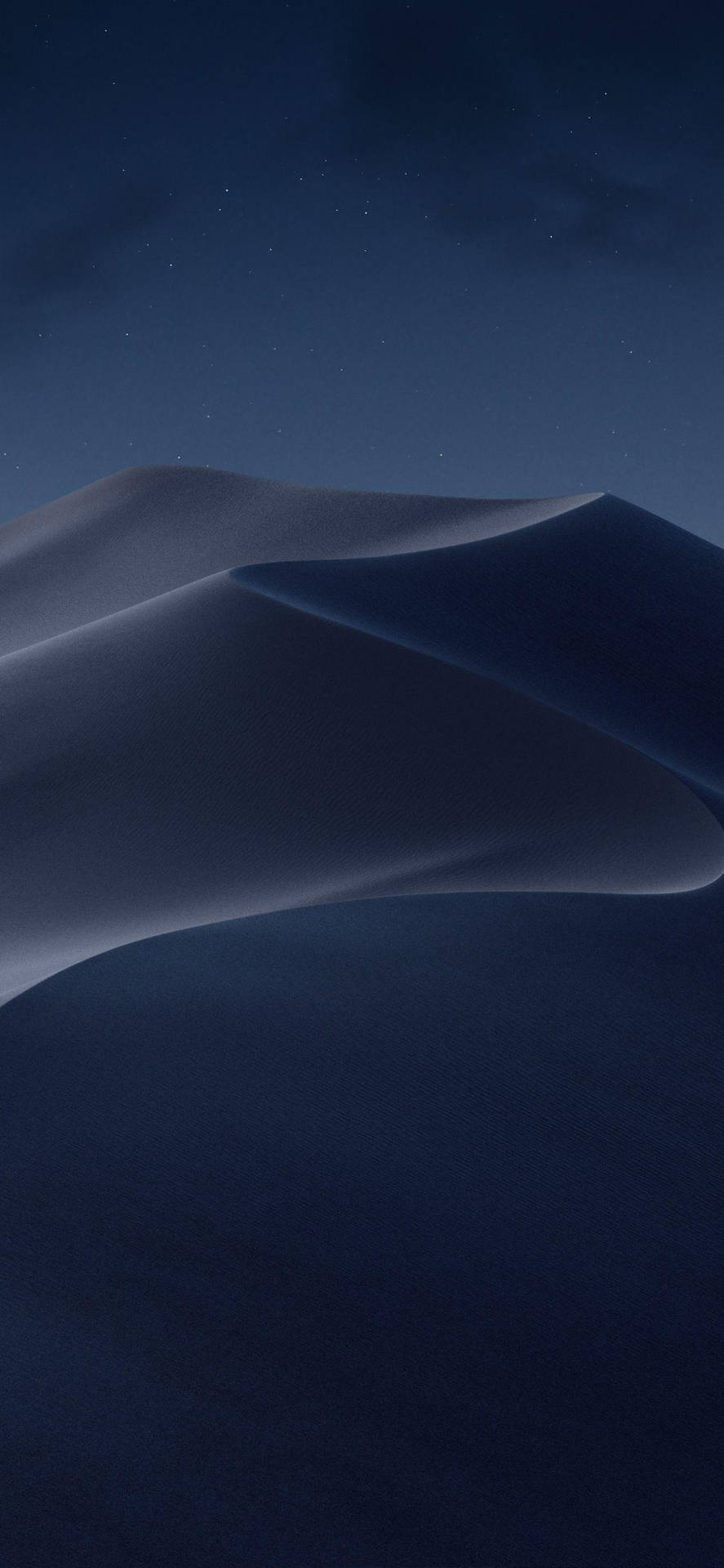 Dark Desert Mountain Ios 12 Background