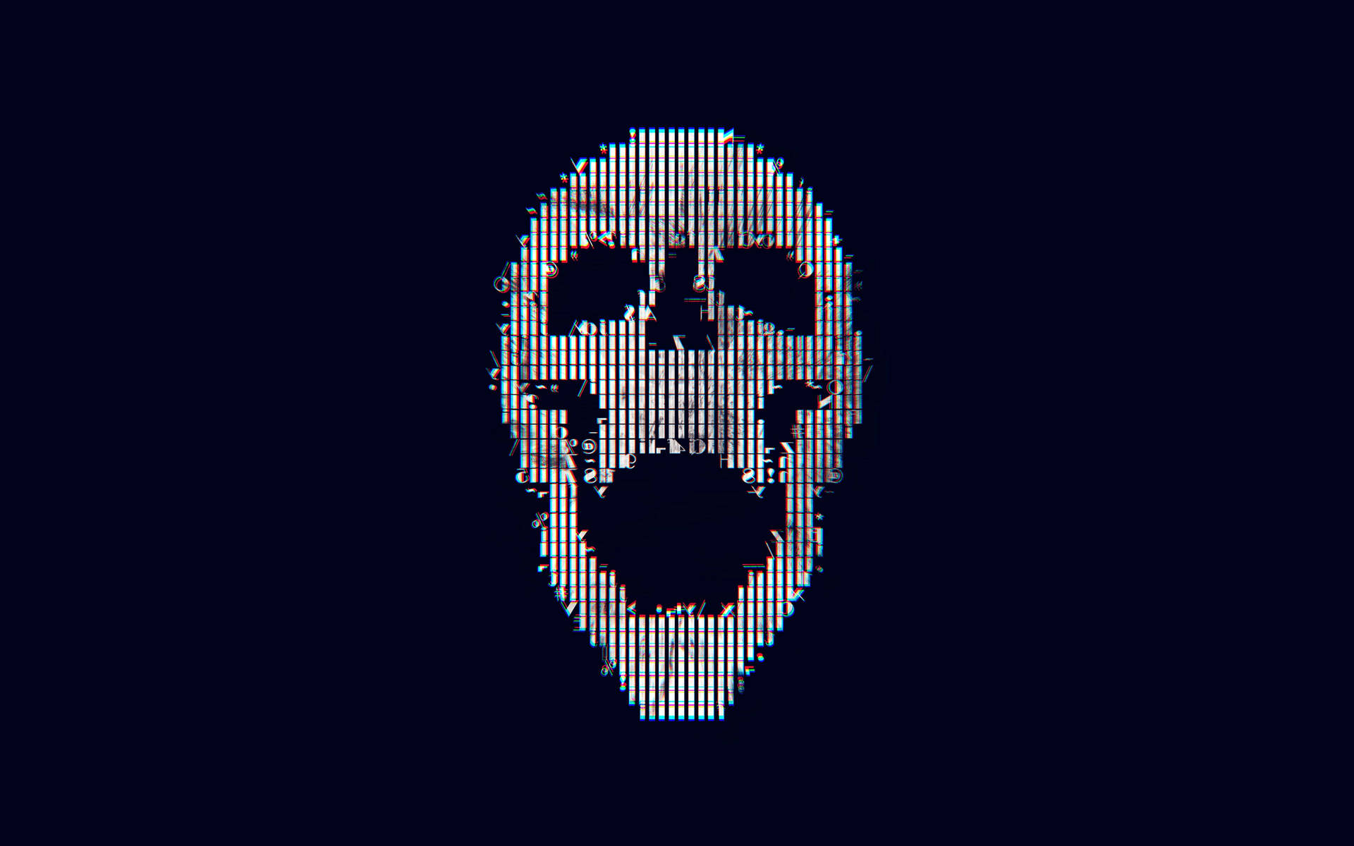 Dark Elegance Of A Black Skull Background