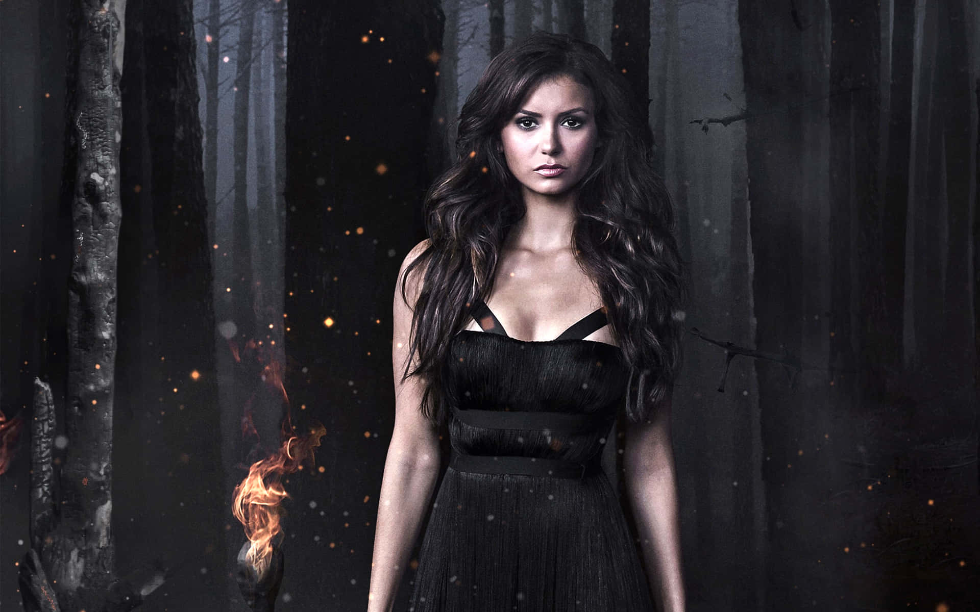 Dark Fantasy Of Mystic Falls Background