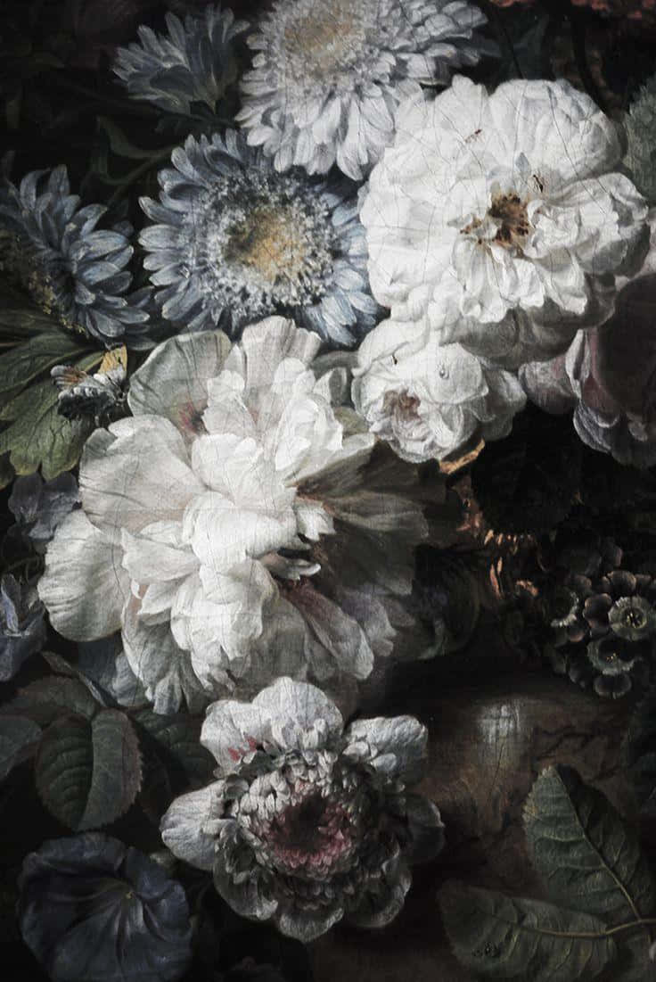 Dark Floral Artwork