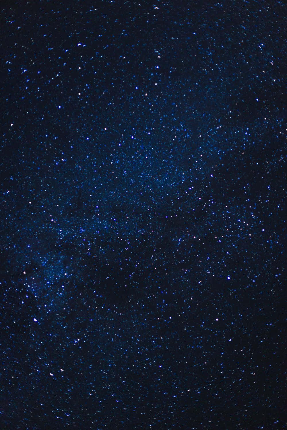 Dark Galaxy Blue Aesthetic Background
