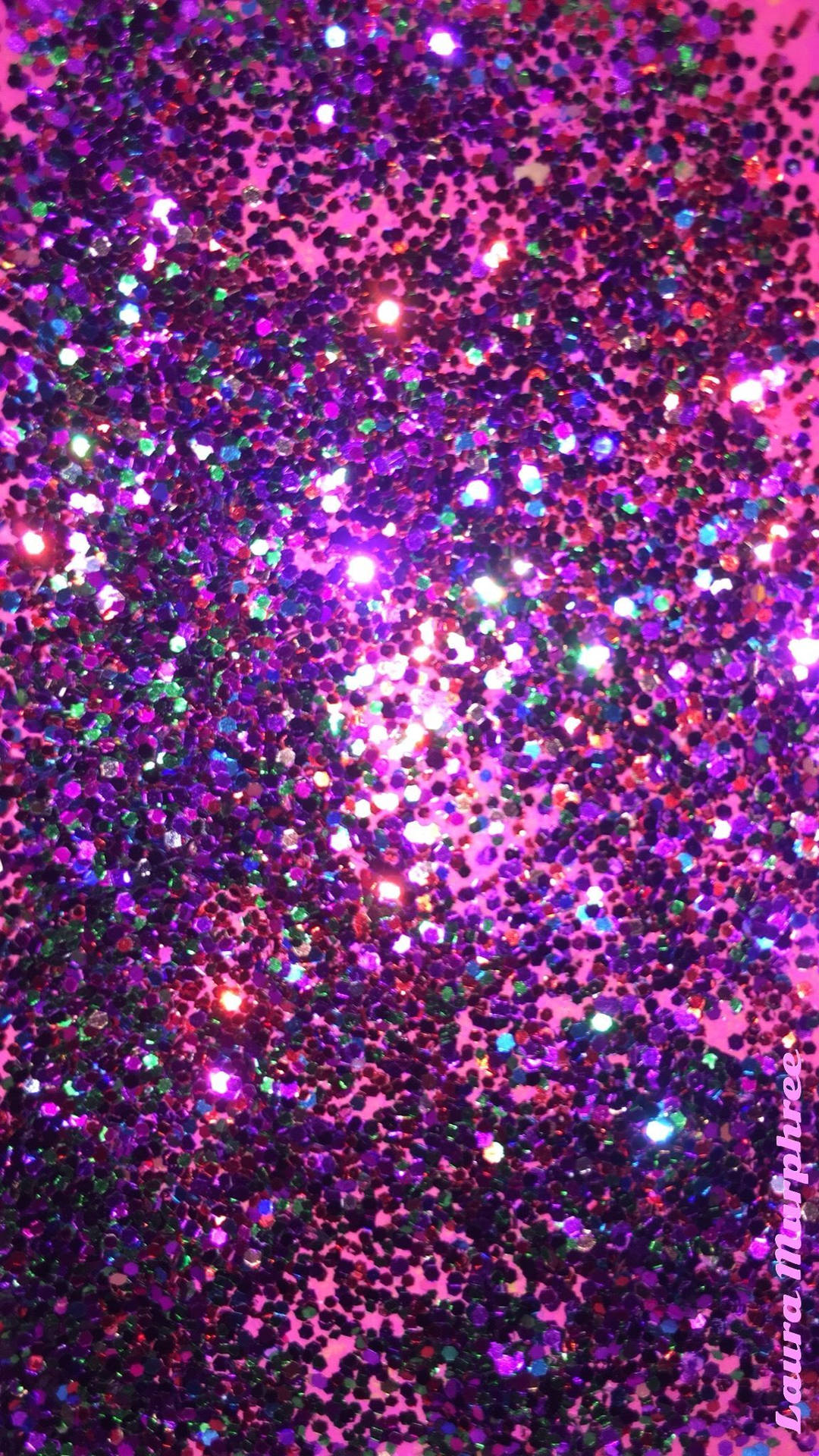 Dark Glittery Pink And Blue Background