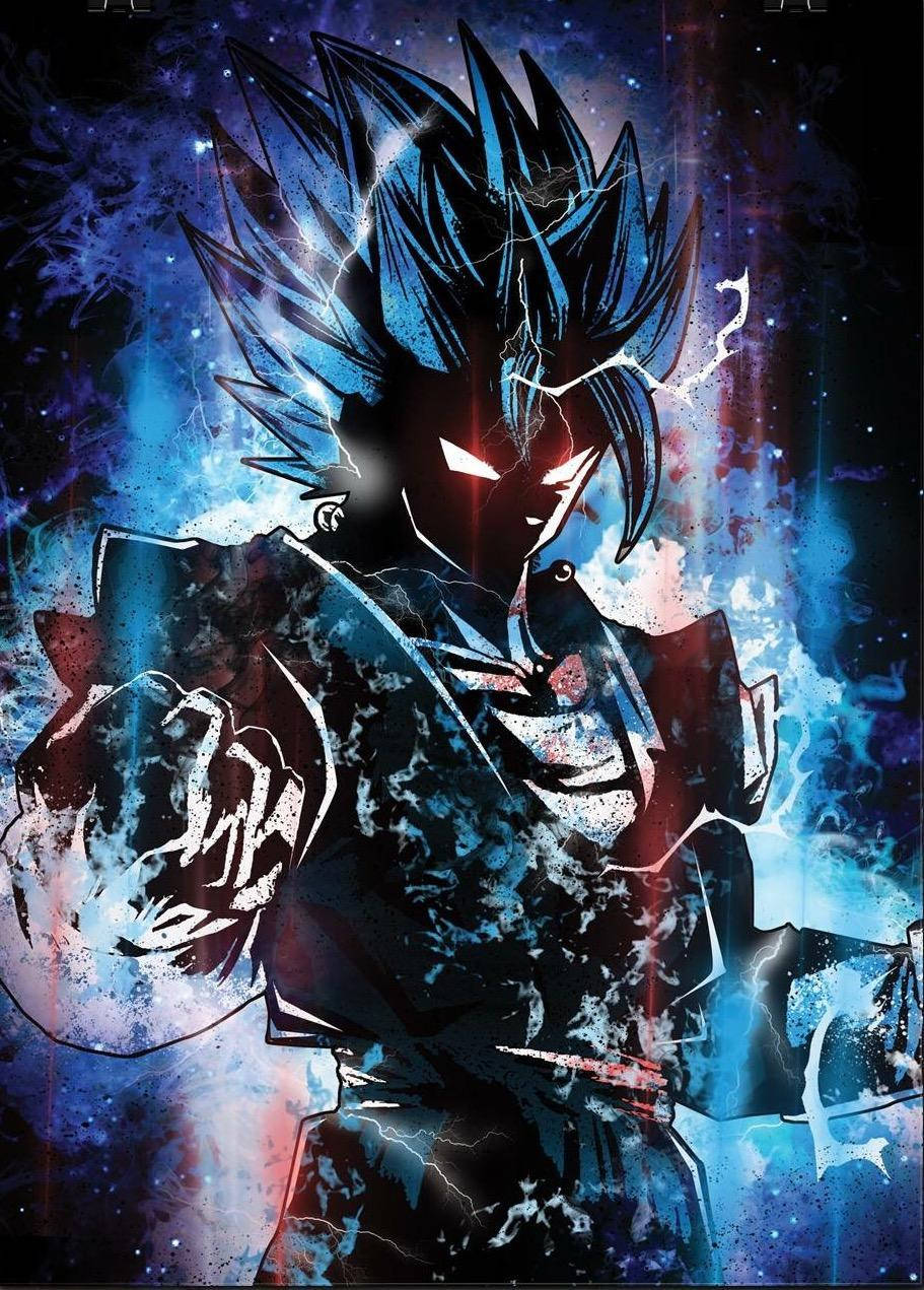 Dark Goku Ultra Instinct Art