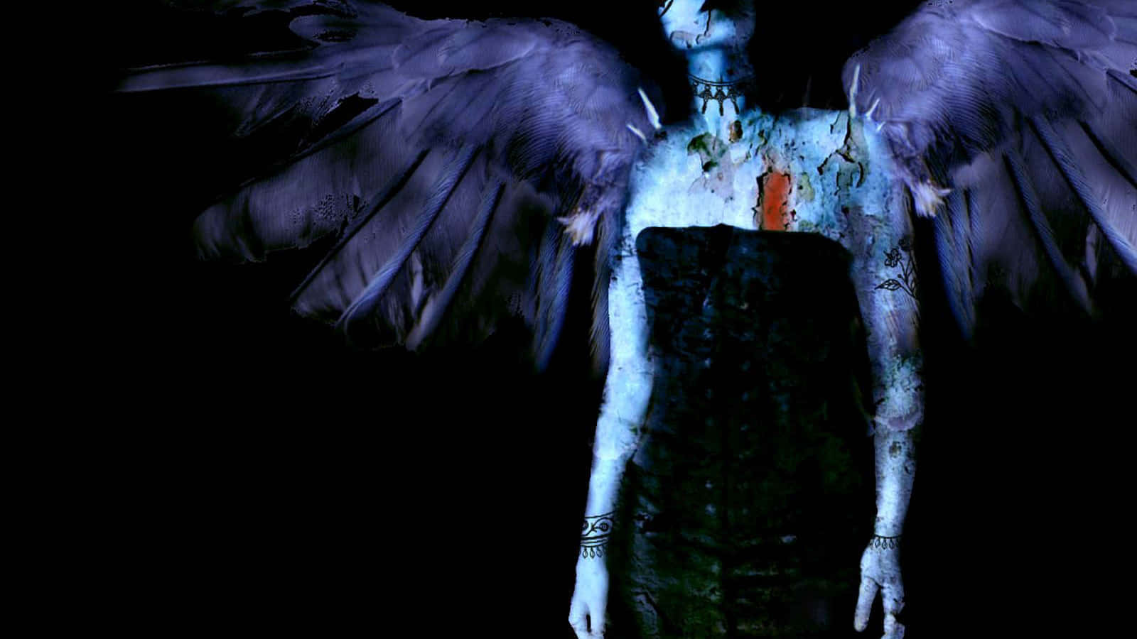 Dark Gothic Castle In Moonlight Background