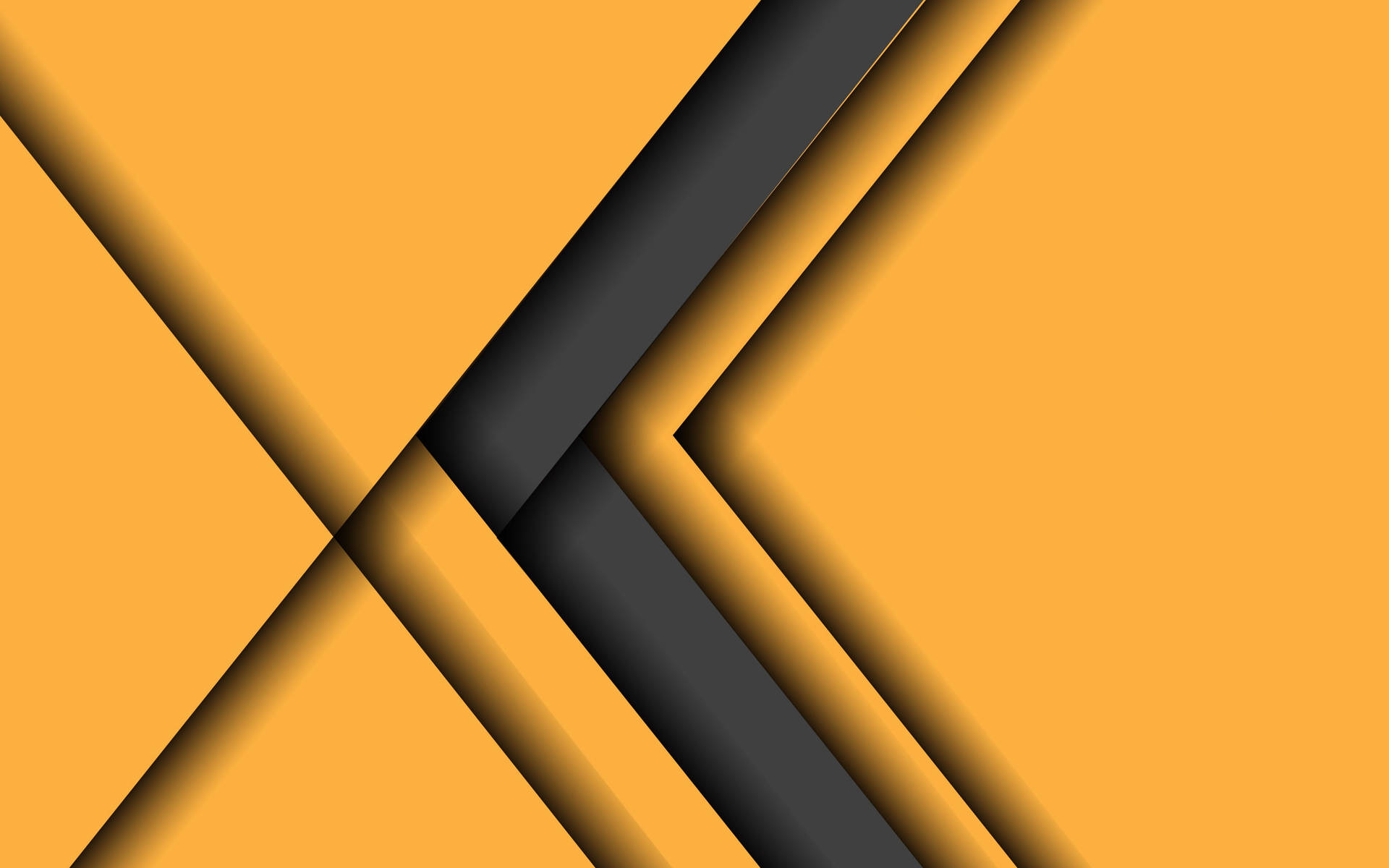 Dark Gray And Yellow Material Design Background