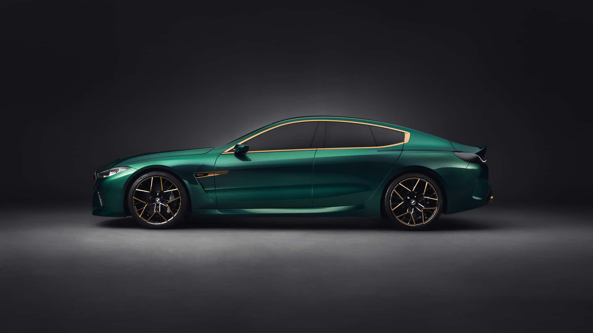 Dark Green Bmw M8 Model 4k Background